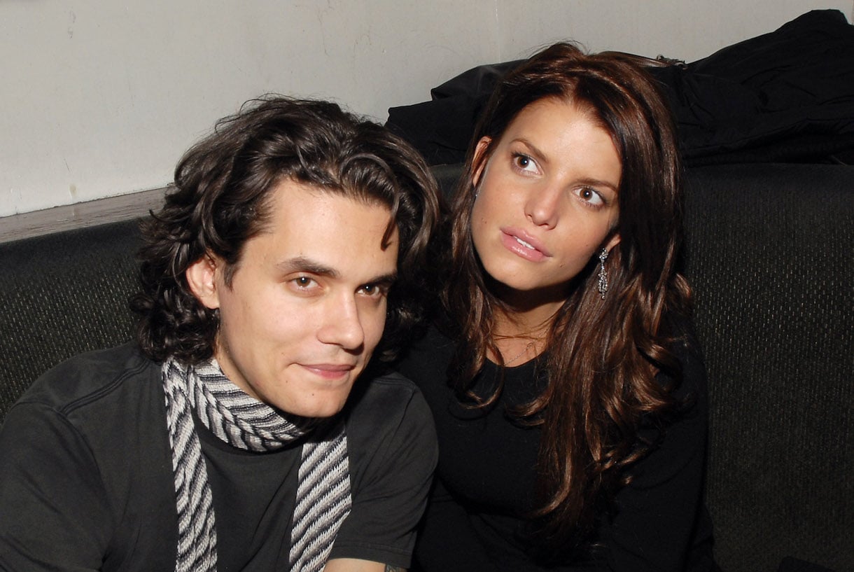John Mayer and Jessica Simpson at the Stereo in New York City