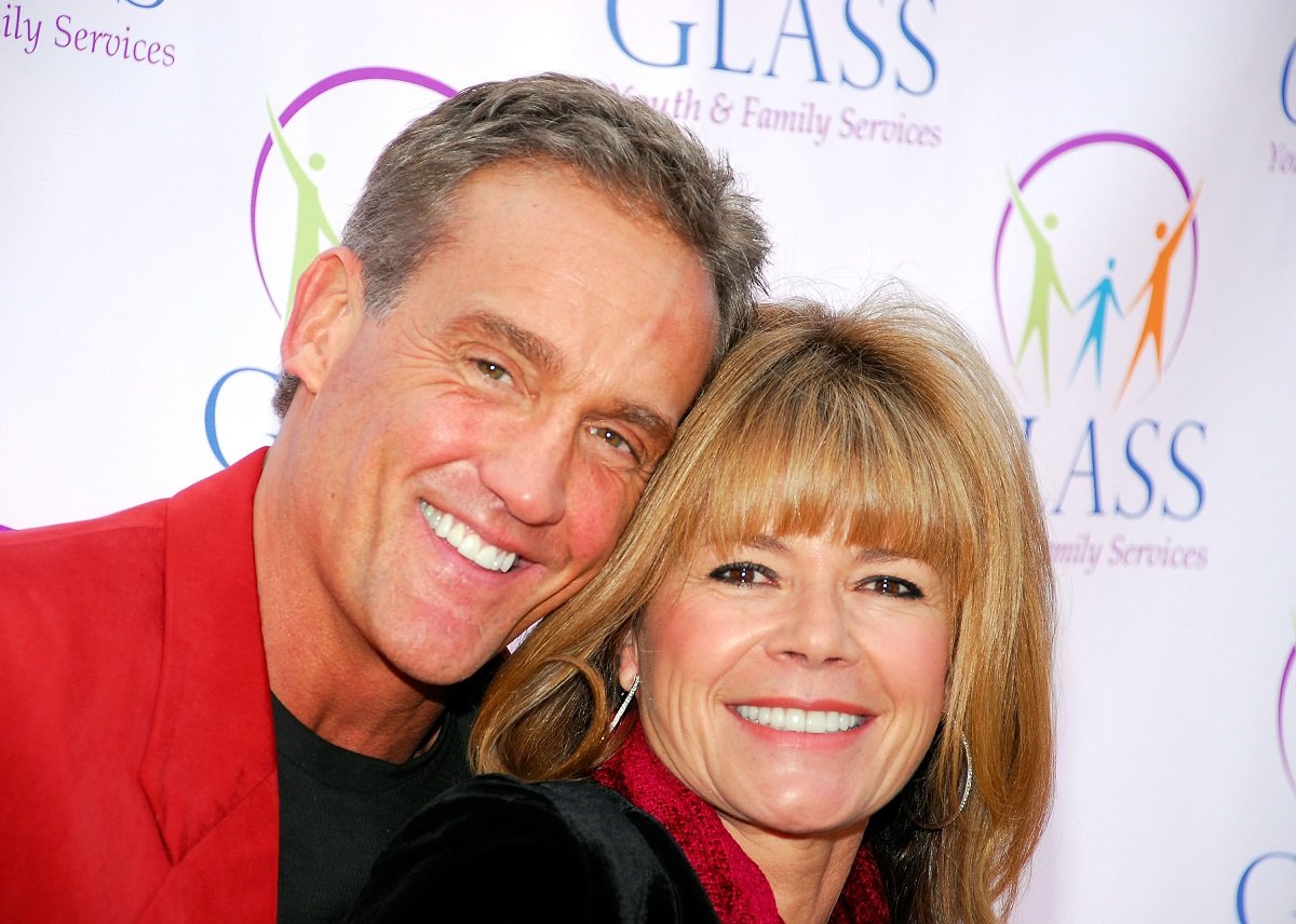 John Wesley Shipp and Mary-Margaret Humes on December 16, 2007 in Hollywood, California.