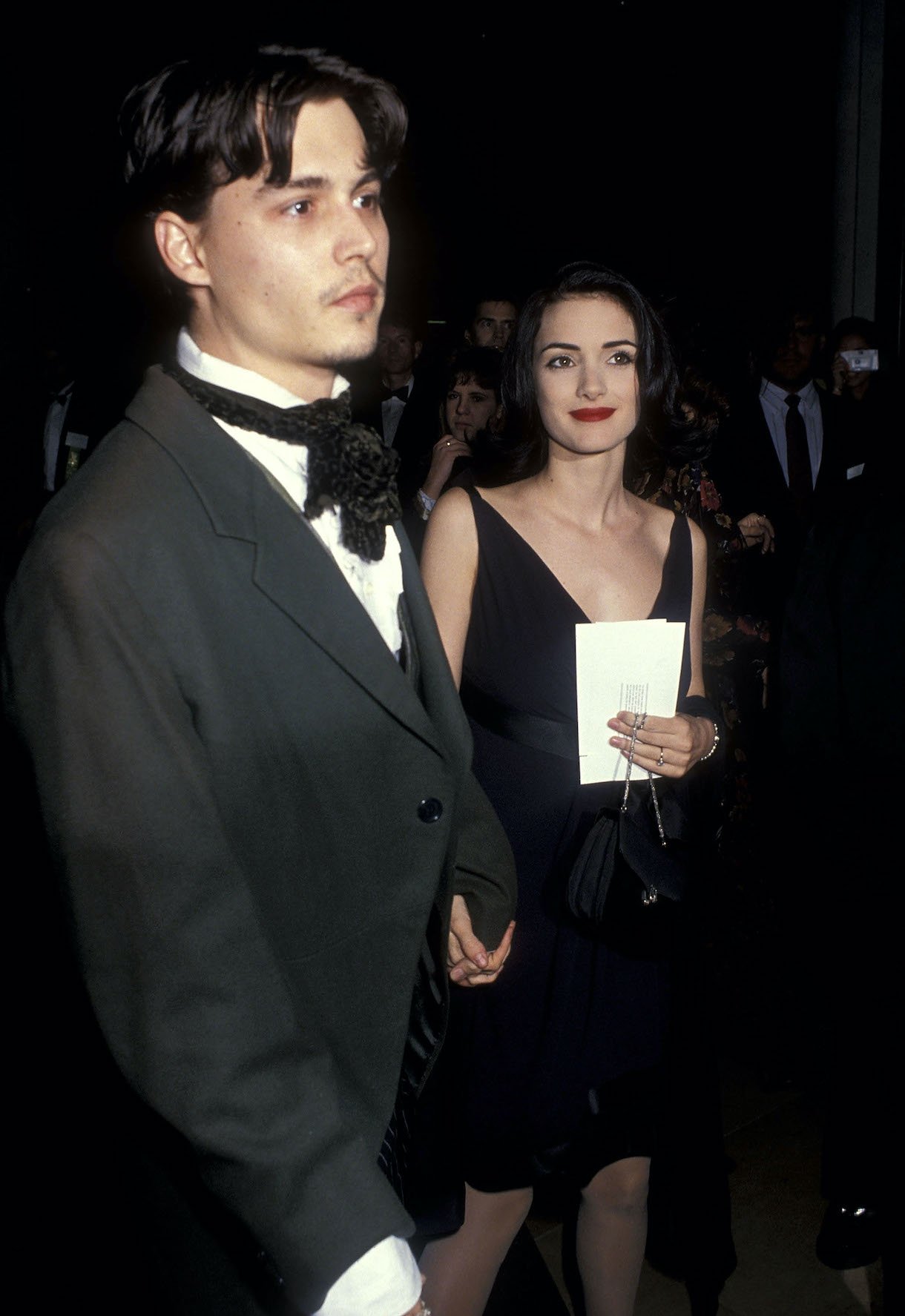 Johnny Depp and actress Winona Ryder in 1991