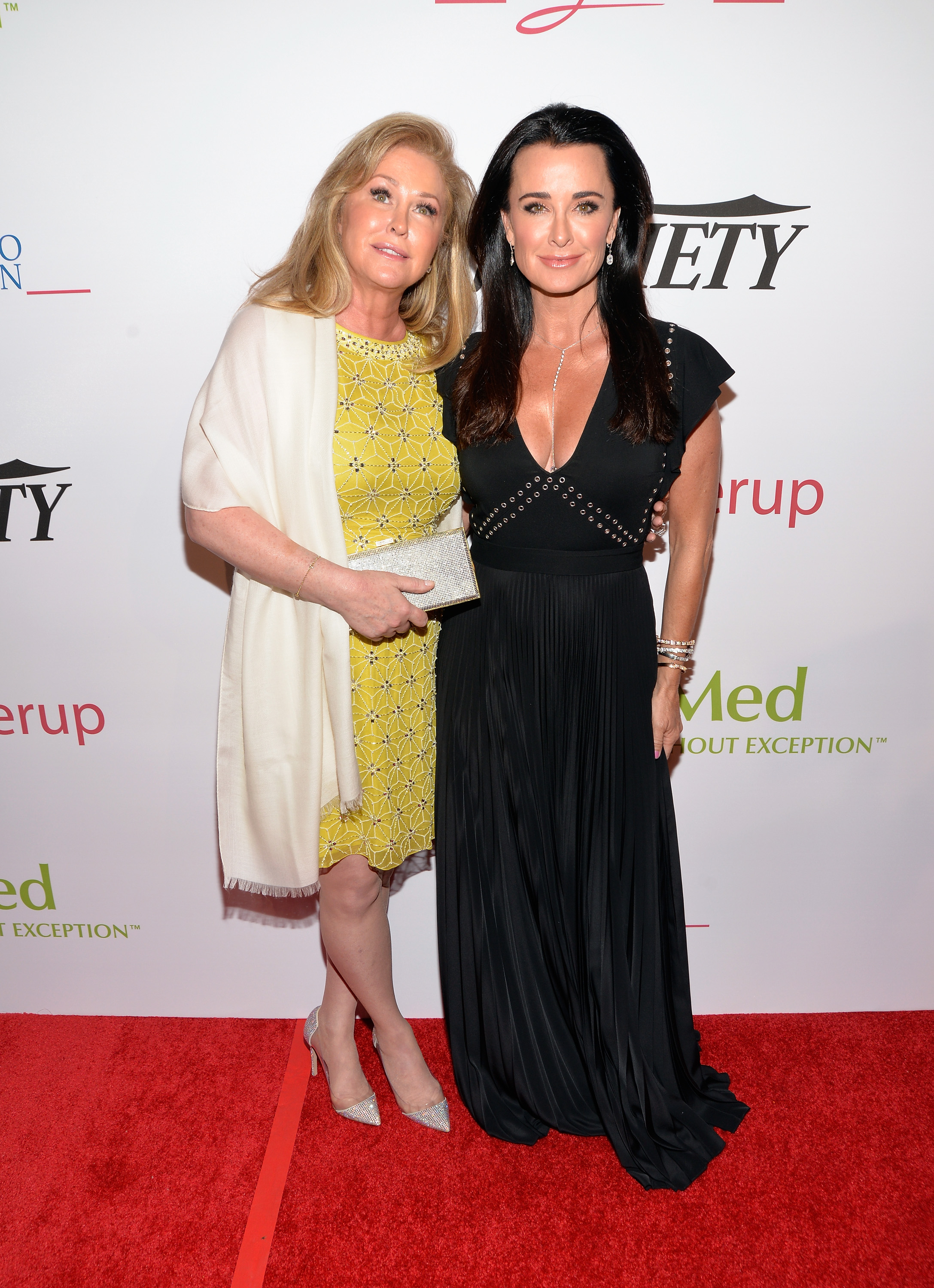 Kathy Hilton and Kyle Richards