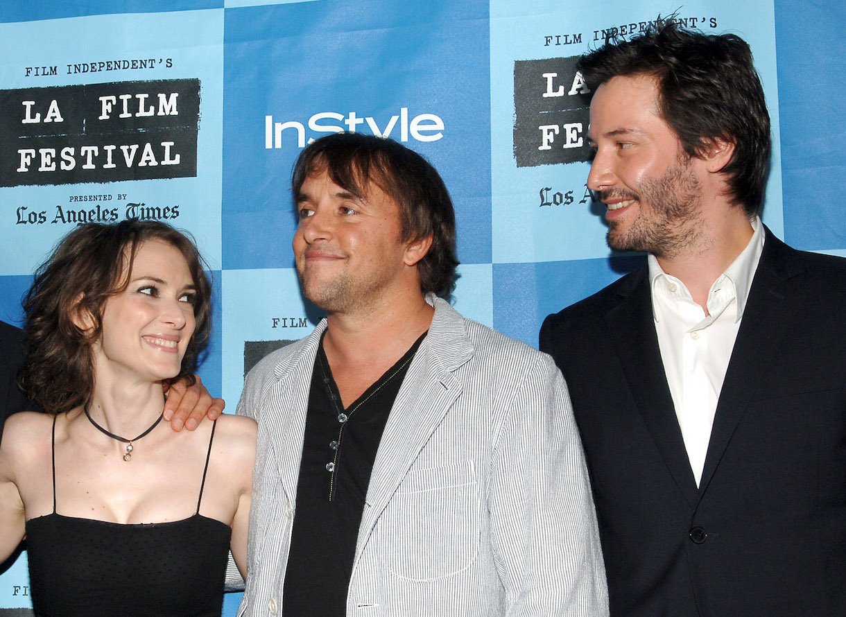 Winona Ryder, Richard Linklater, and Keanu Reeves
