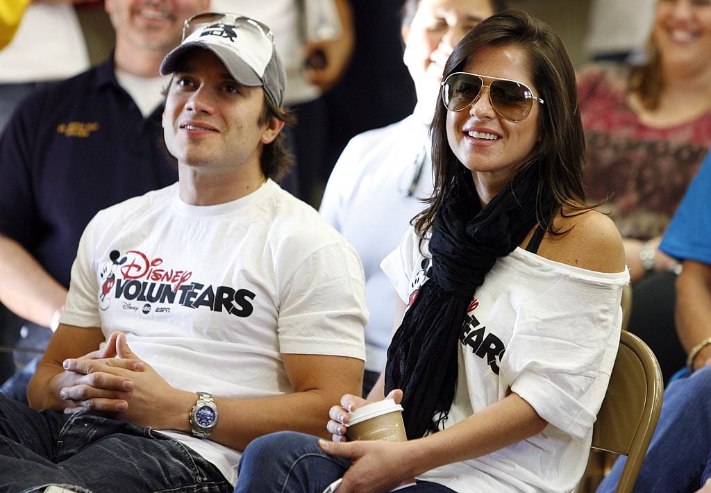 Dominic Zamprogna and Kelly Monaco at a 'General Hospital' fan event in 2009