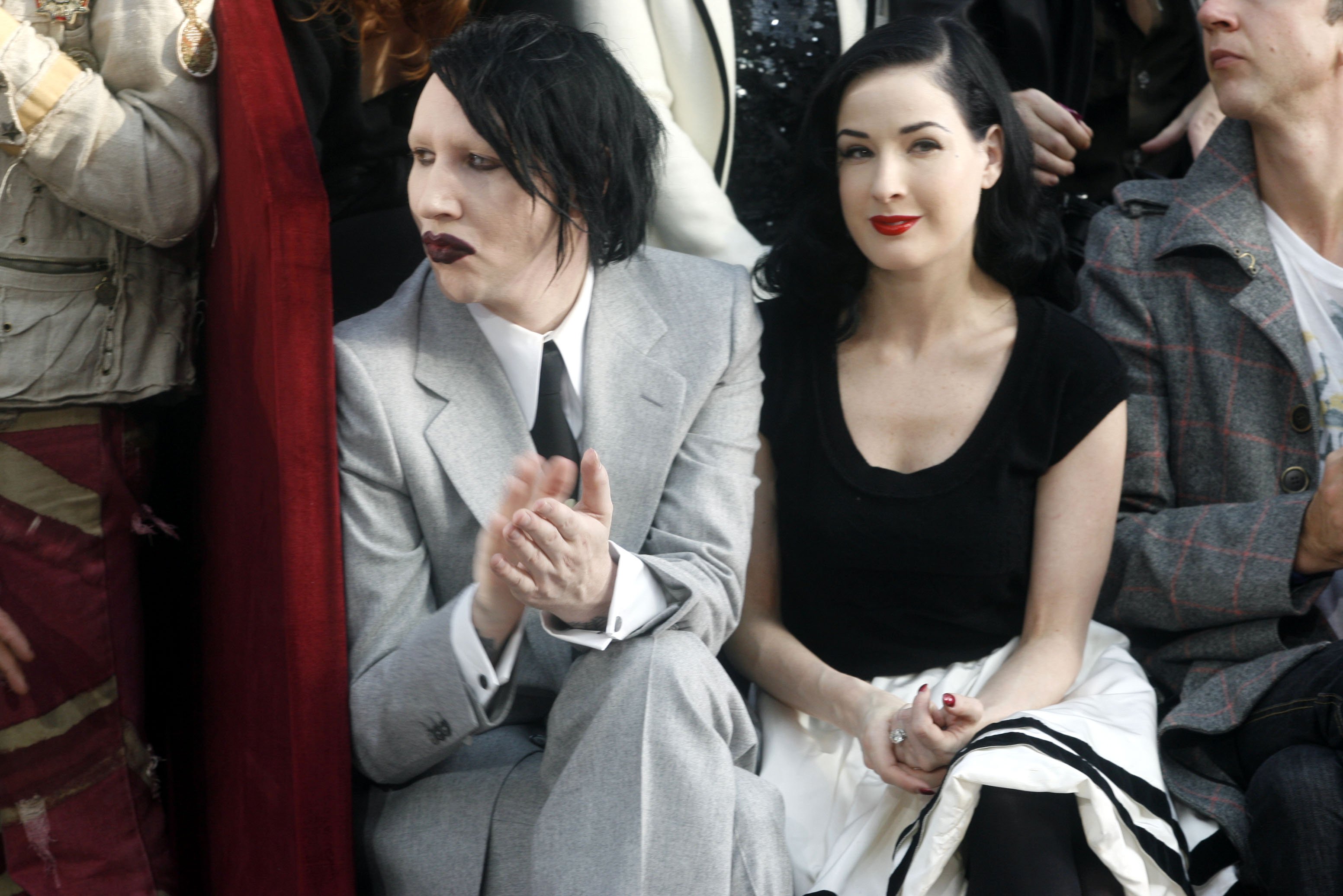 Marilyn Manson and Dita von Teese
