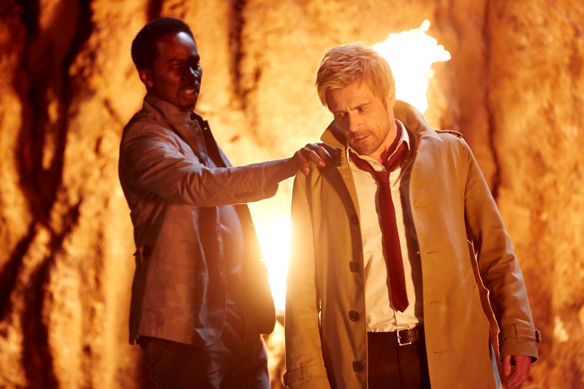 Matt Ryan and Harold Perrineau in 'Constantine'