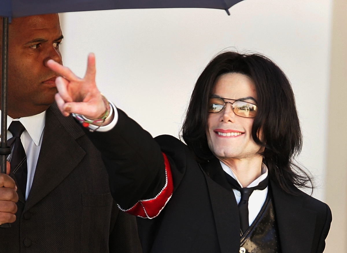 Michael Jackson outside