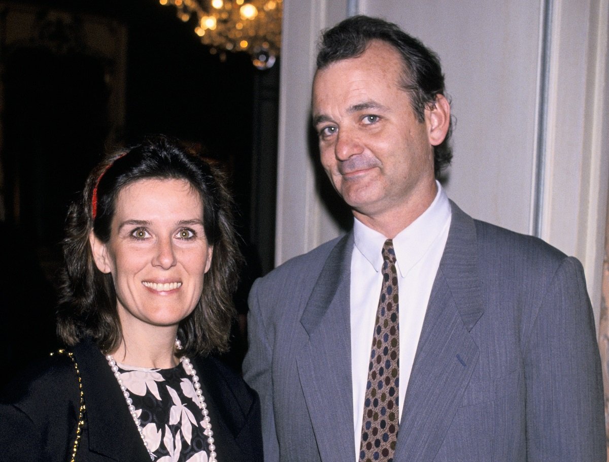 Bill Murray (R) with his then-wife Mickey Kelly 