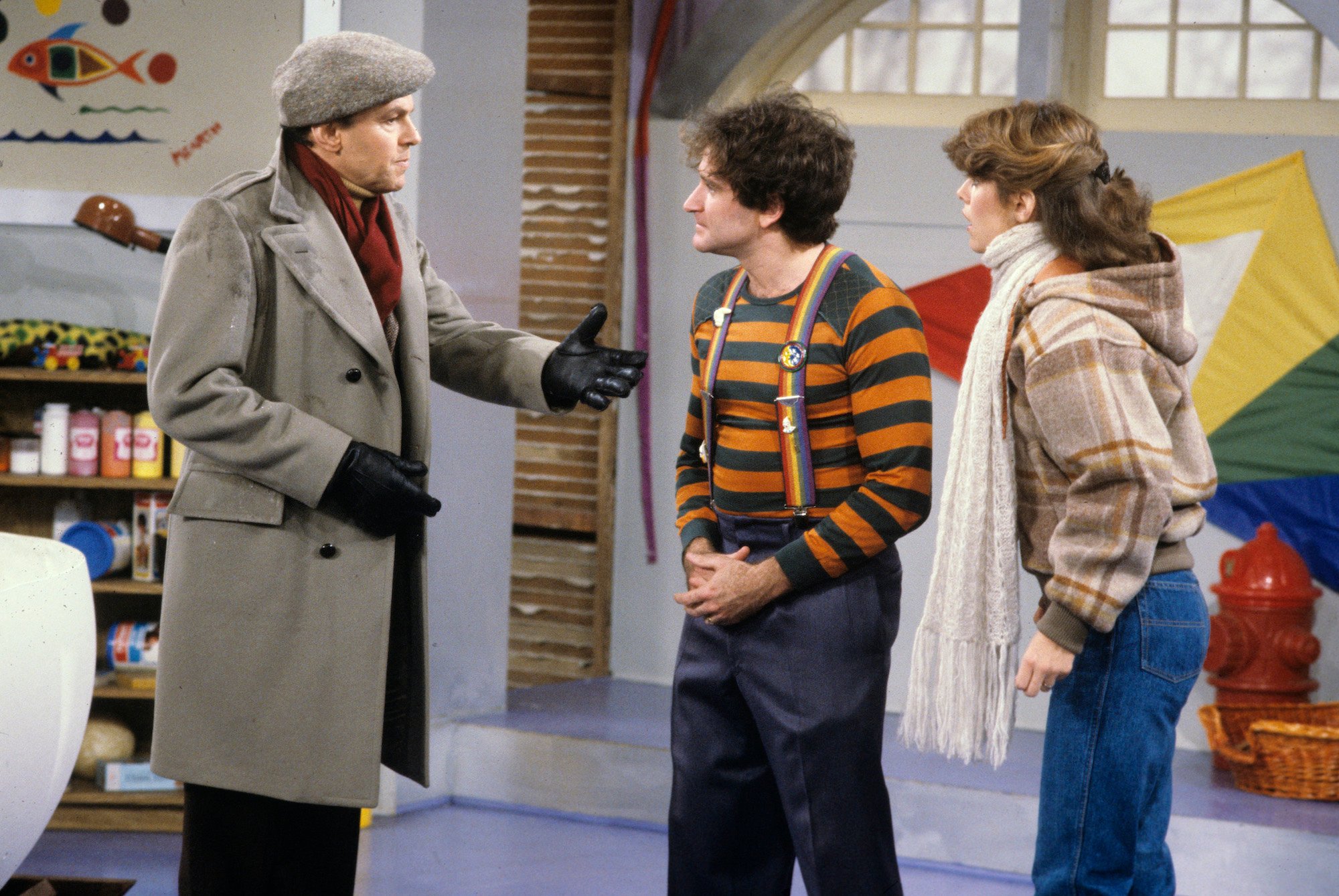 Conrad Janis, Robin Williams, Pam Dawber