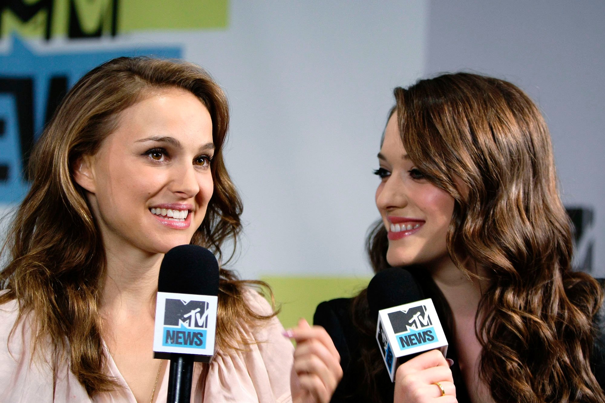 Natalie Portman and Kat Dennings at San Diego Comic-Con 2010 on July 24, 2010