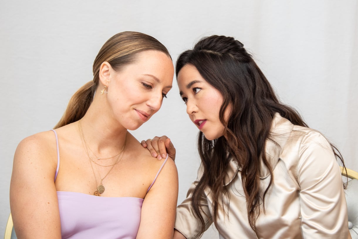 Anna Konkle and Maya Erskine at the 'PEN15' Press Conference