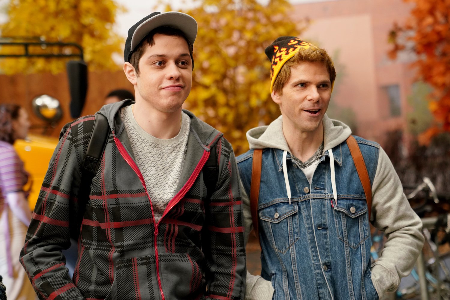 Pete Davidson and Mikey Day during 'The Loser' sketch on Saturday Night Live in 2021