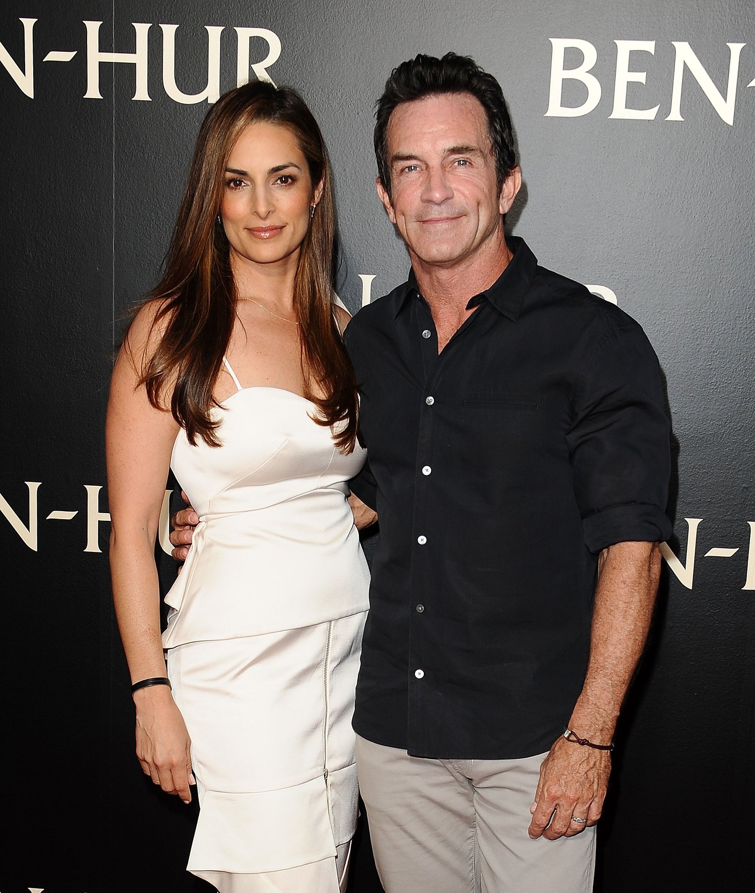 Survivor host Jeff Probst and wife Lisa Ann Russell