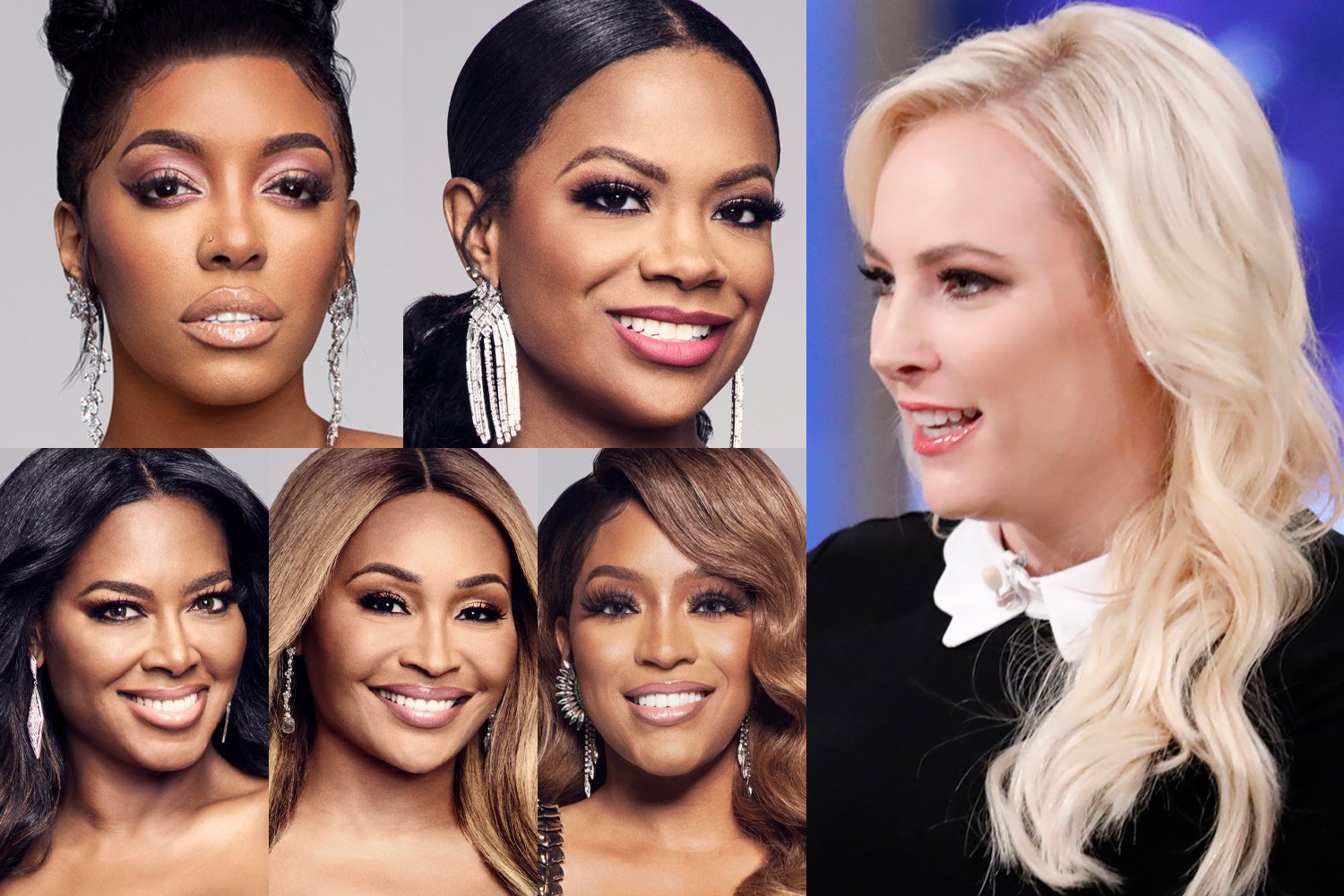 The cast of 'RHOA' and Meghan McCain