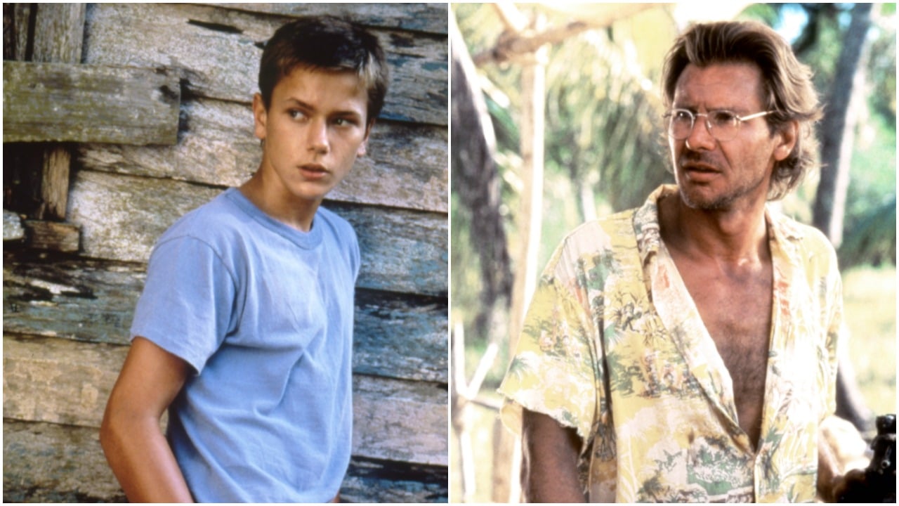 River Phoenix and Harrison Ford in The Mosquito Coast