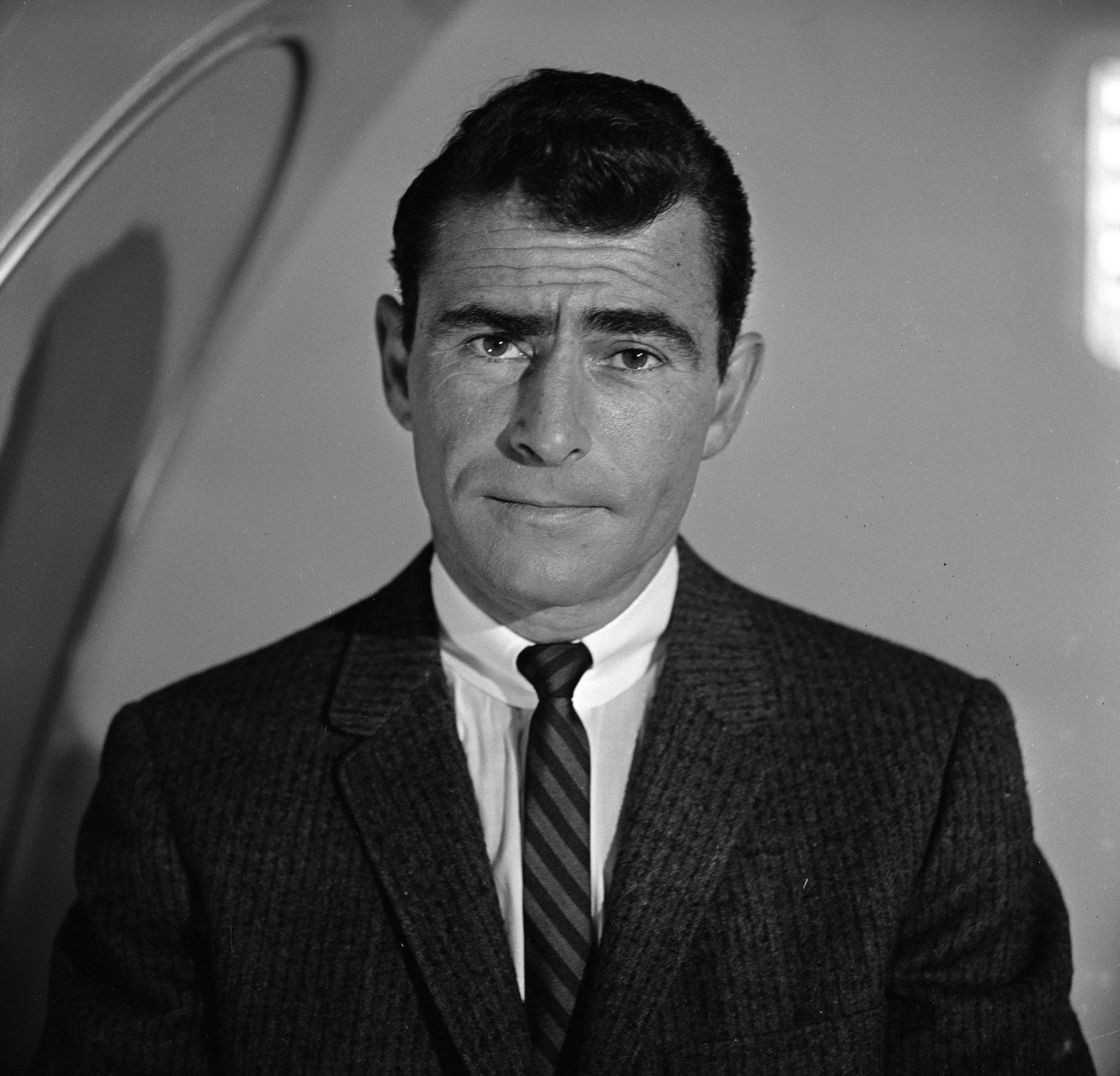 Rod Serling in a suit