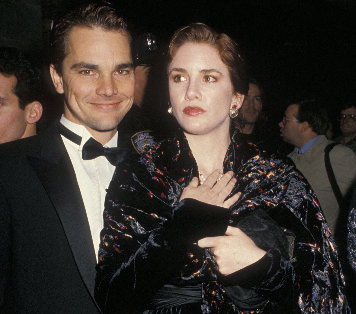 Bo Brinkman and Melissa Gilbert at the "Full Moon in Blue Water" premiere