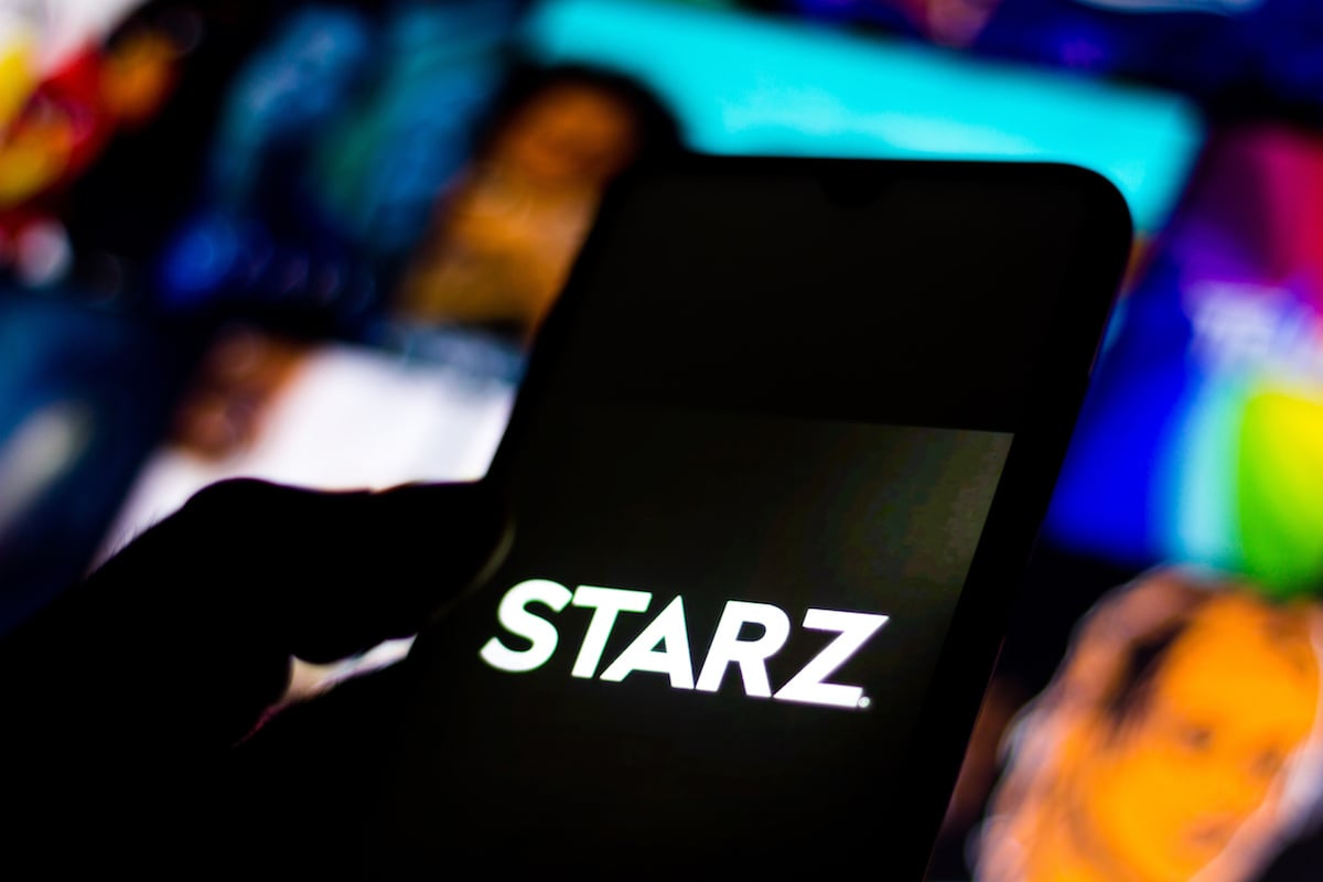 Starz logo on phone