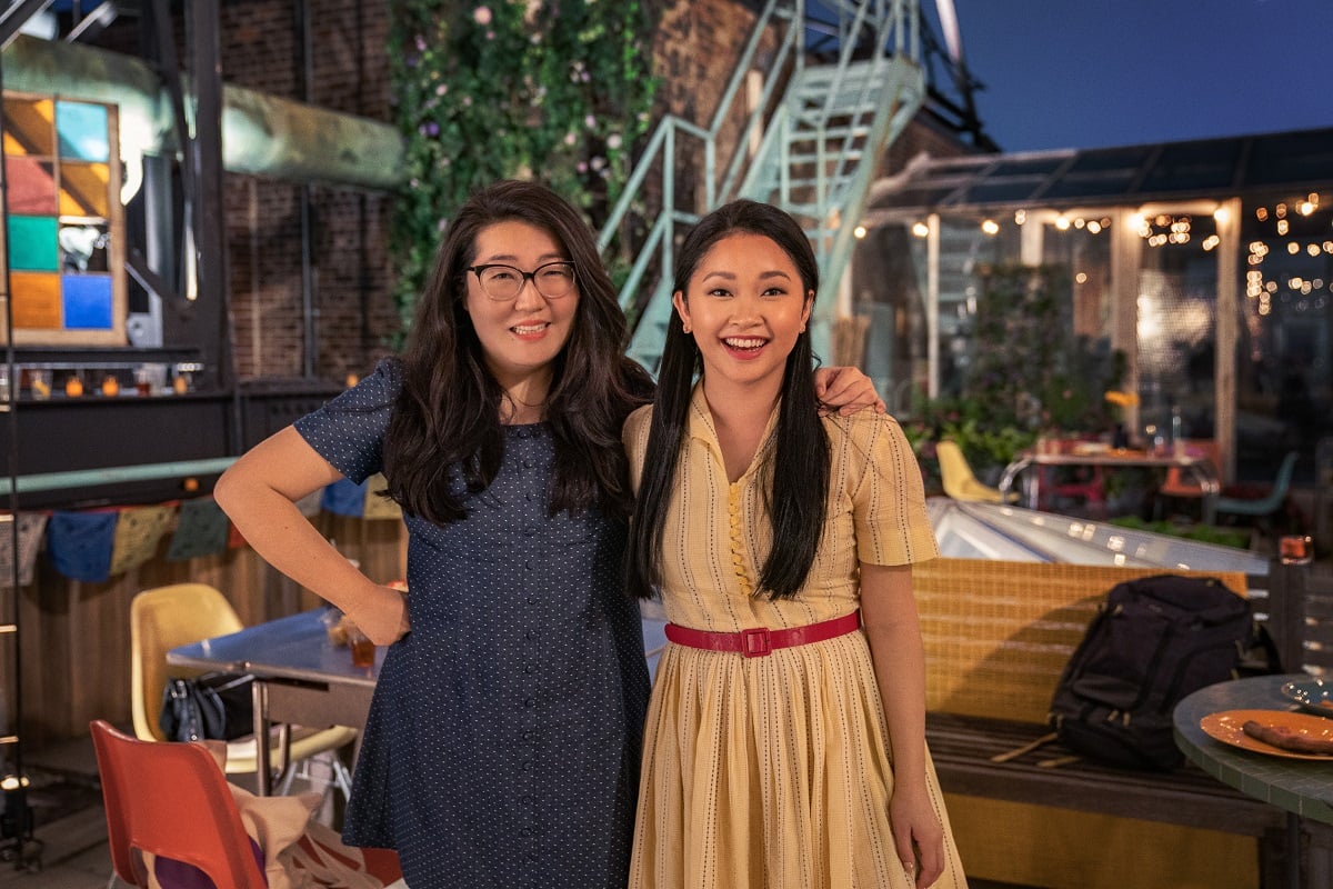 (L-R): Author Jenny Han and 'To All the Boys: Always and Forever' star Lana Condor