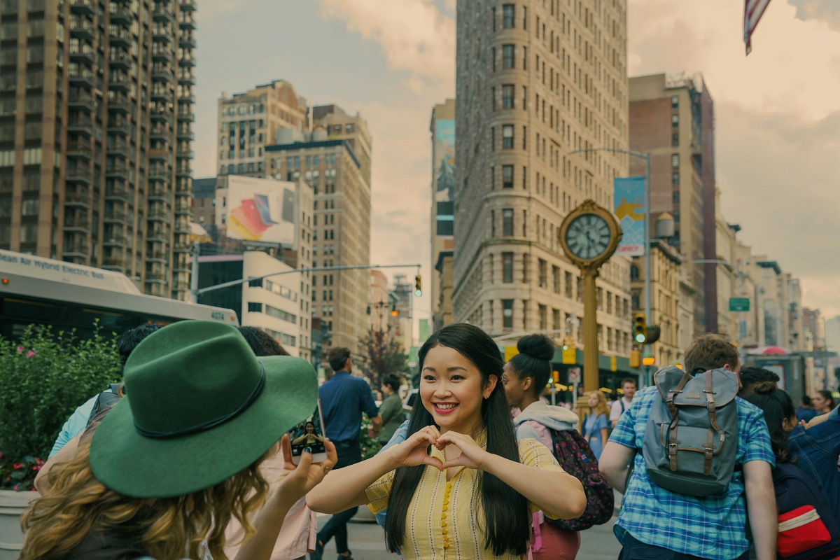Lana Condor as Lara Jean Covey in New York City in 'To All the Boys: Always and Forever' 