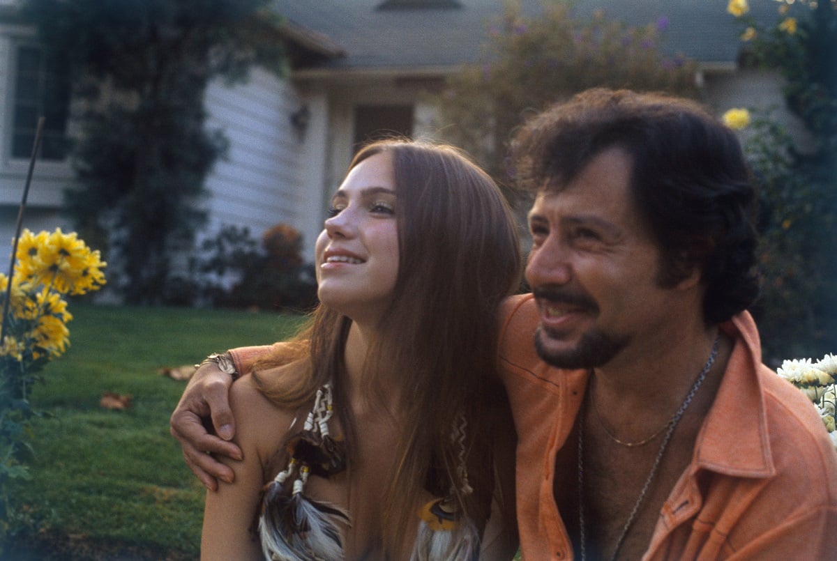 Eddie Fisher, 47, and Terry Richard, 21, former Miss Louisiana in the Miss World Contest in 1973, pose for photographs 11/6, after their marriage 10/29.