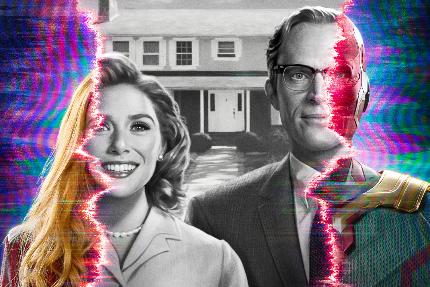 'WandaVision' stars Elizabeth Olsen and Paul Bettany