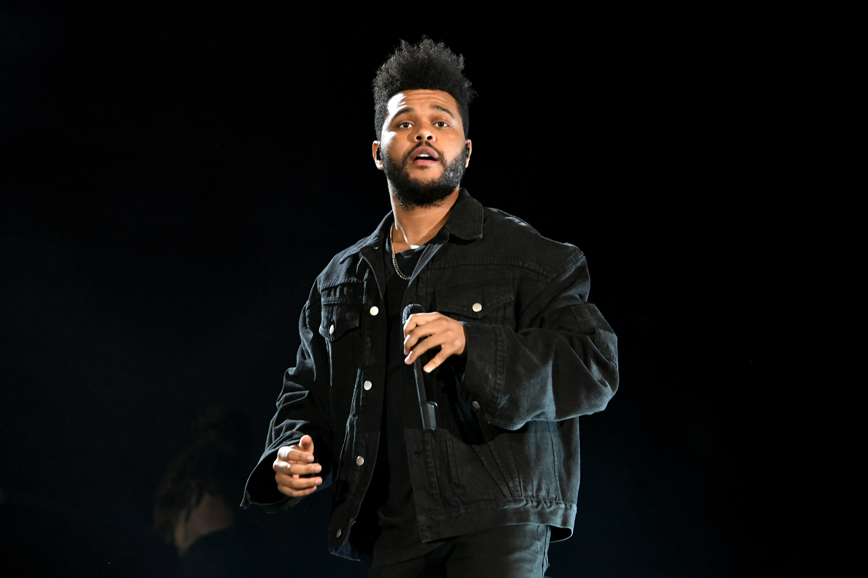 Singer The Weeknd performs onstage during the 2018 Global Citizen Concert