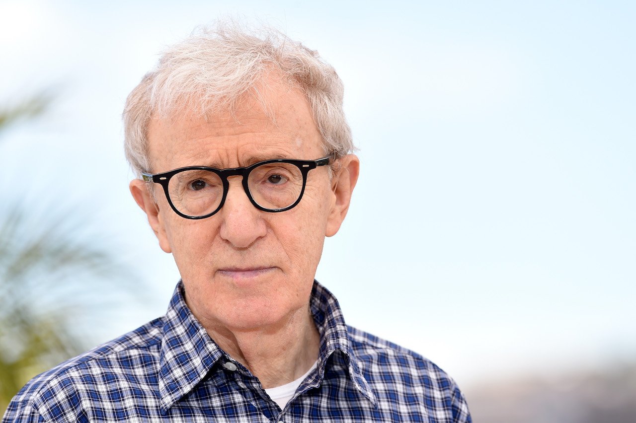 Woody Allen attends a photocall for "Irrational Man" during the 68th annual Cannes Film Festival