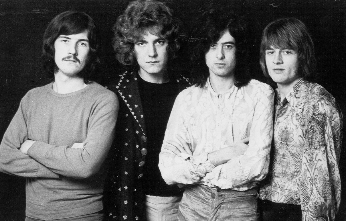 early Led Zeppelin band portrait