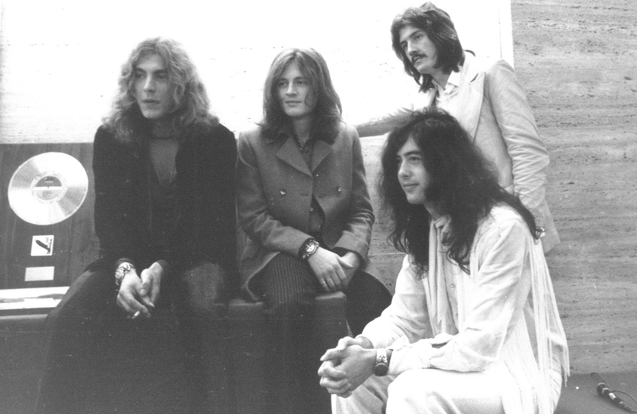 Led Zeppelin early band photo