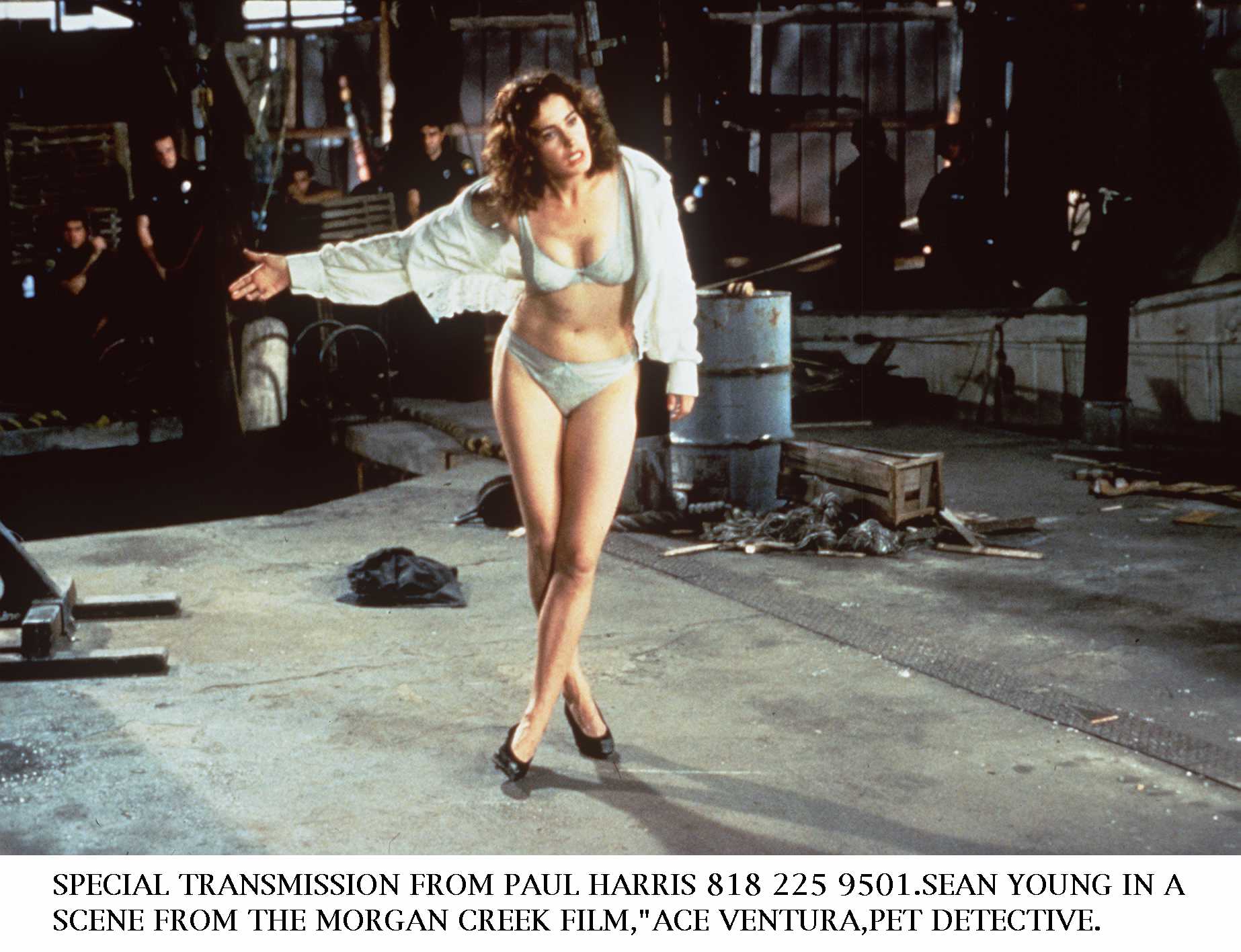 Ace Ventura star Sean Young as Einhorn in her underwear