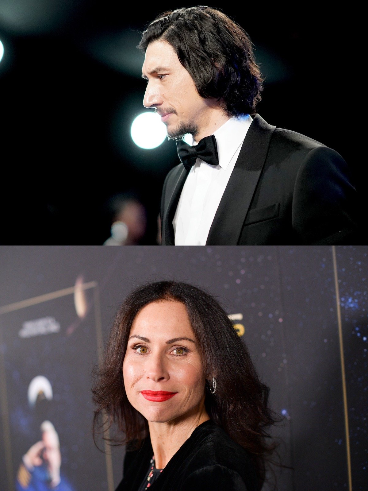 Minnie driver adam driver related