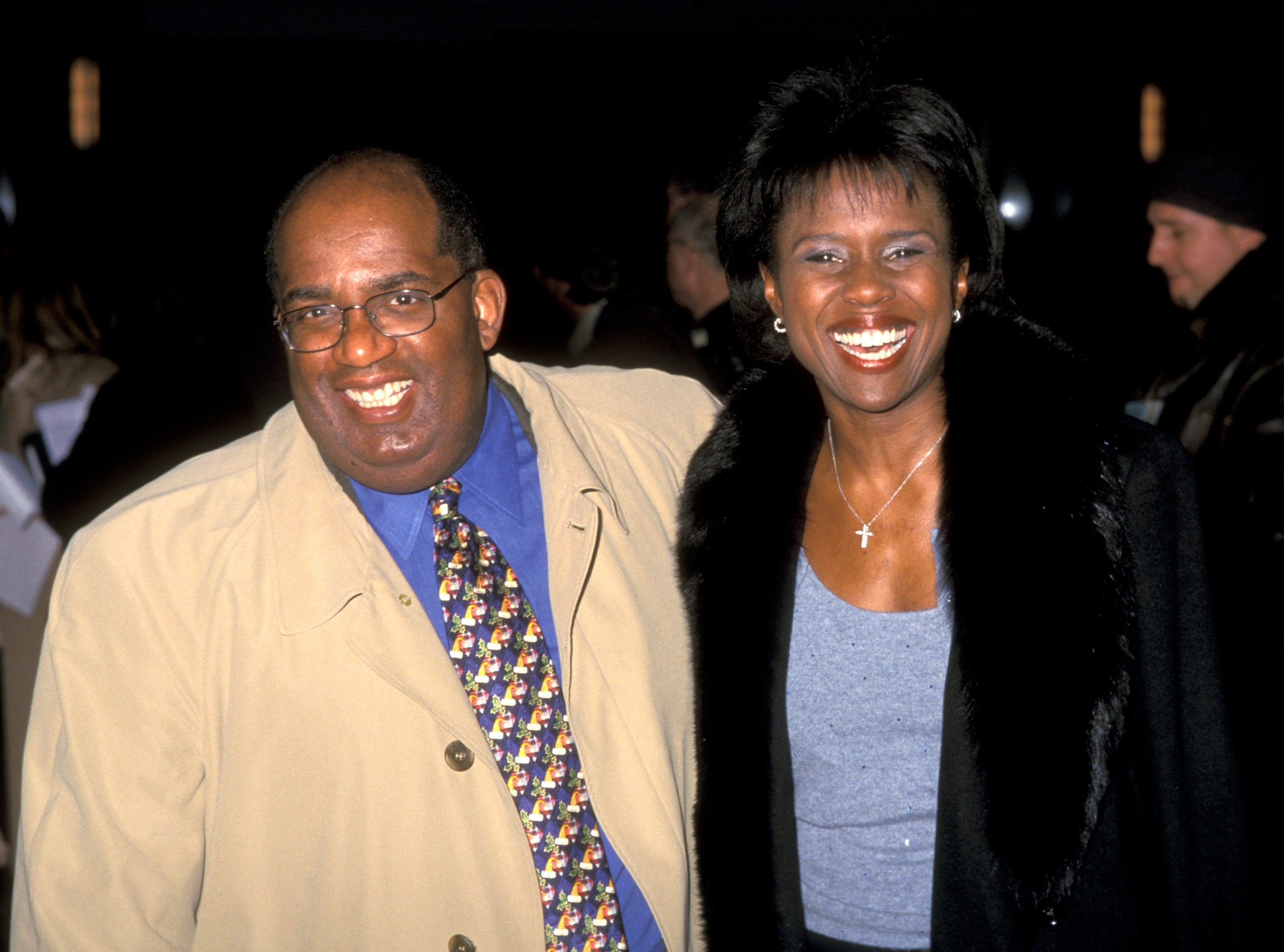 Al Roker and Deborah Roberts at the NY Premiere of 'Chocolat', Ziegfeld Theater, New York City