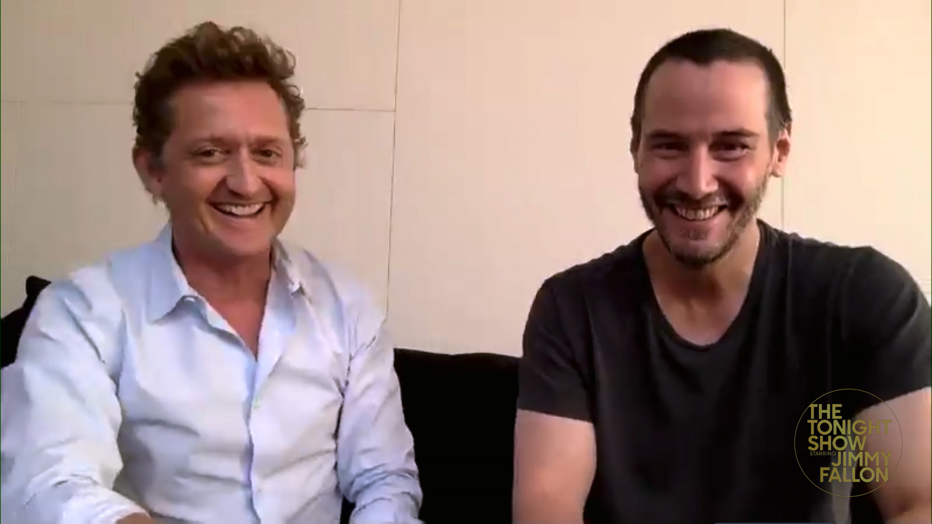 Alex Winter and Keanu Reeves Zoom on The Tonight Show