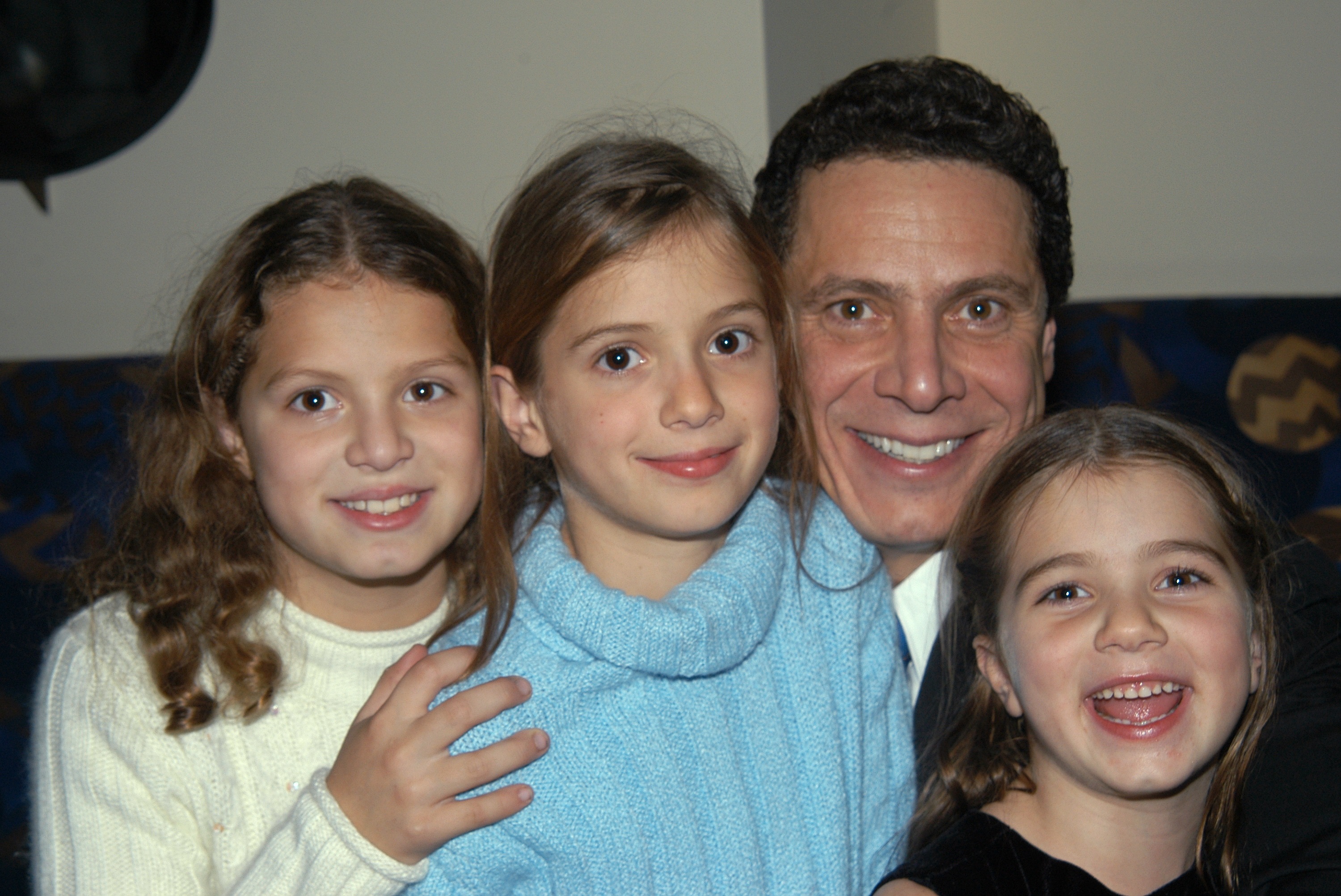 Andrew Cuomo and his three daughters