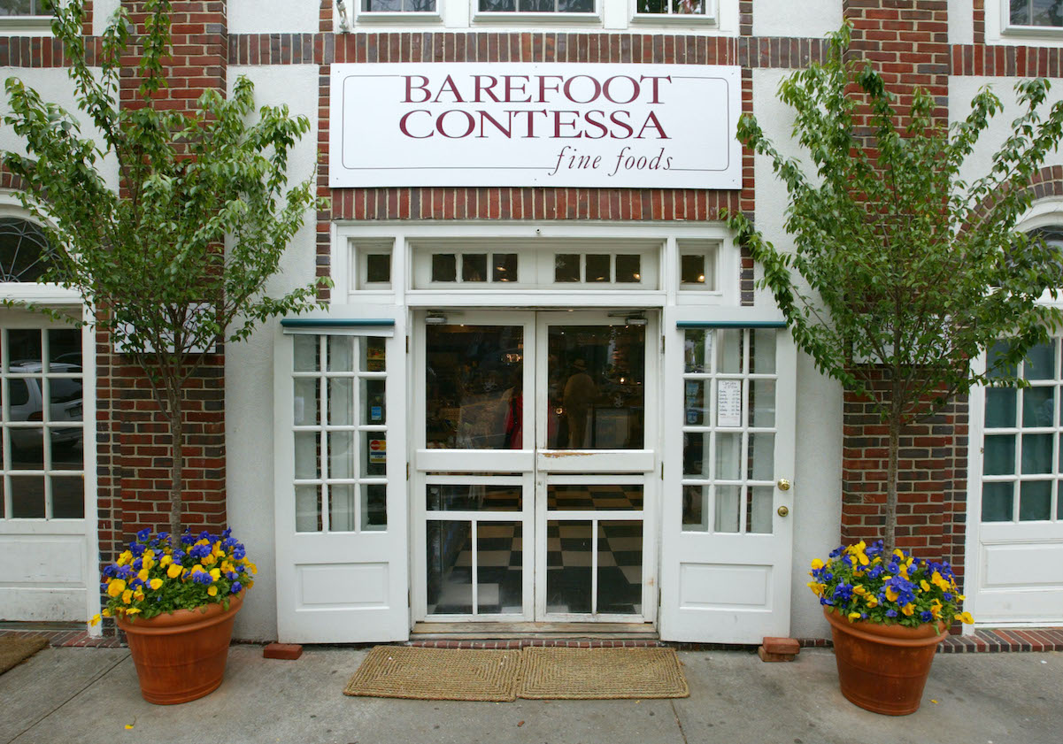 The exterior of Ina Garten's Barefoot Contessa store in 2002