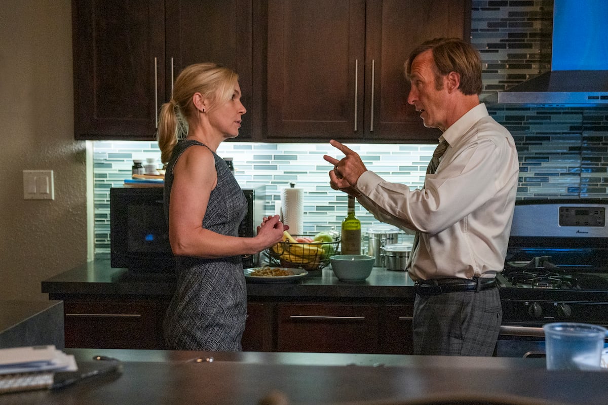 Rhea Seehorn as Kim Wexler, Bob Odenkirk as Jimmy McGill - Better Call Saul