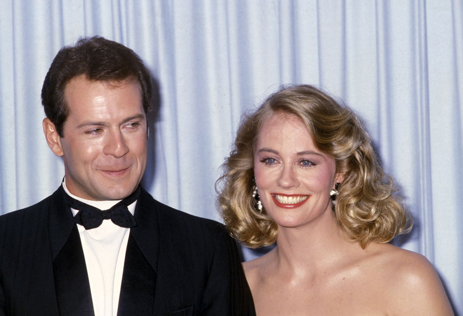 Bruce Willis and Cybil Shepherd