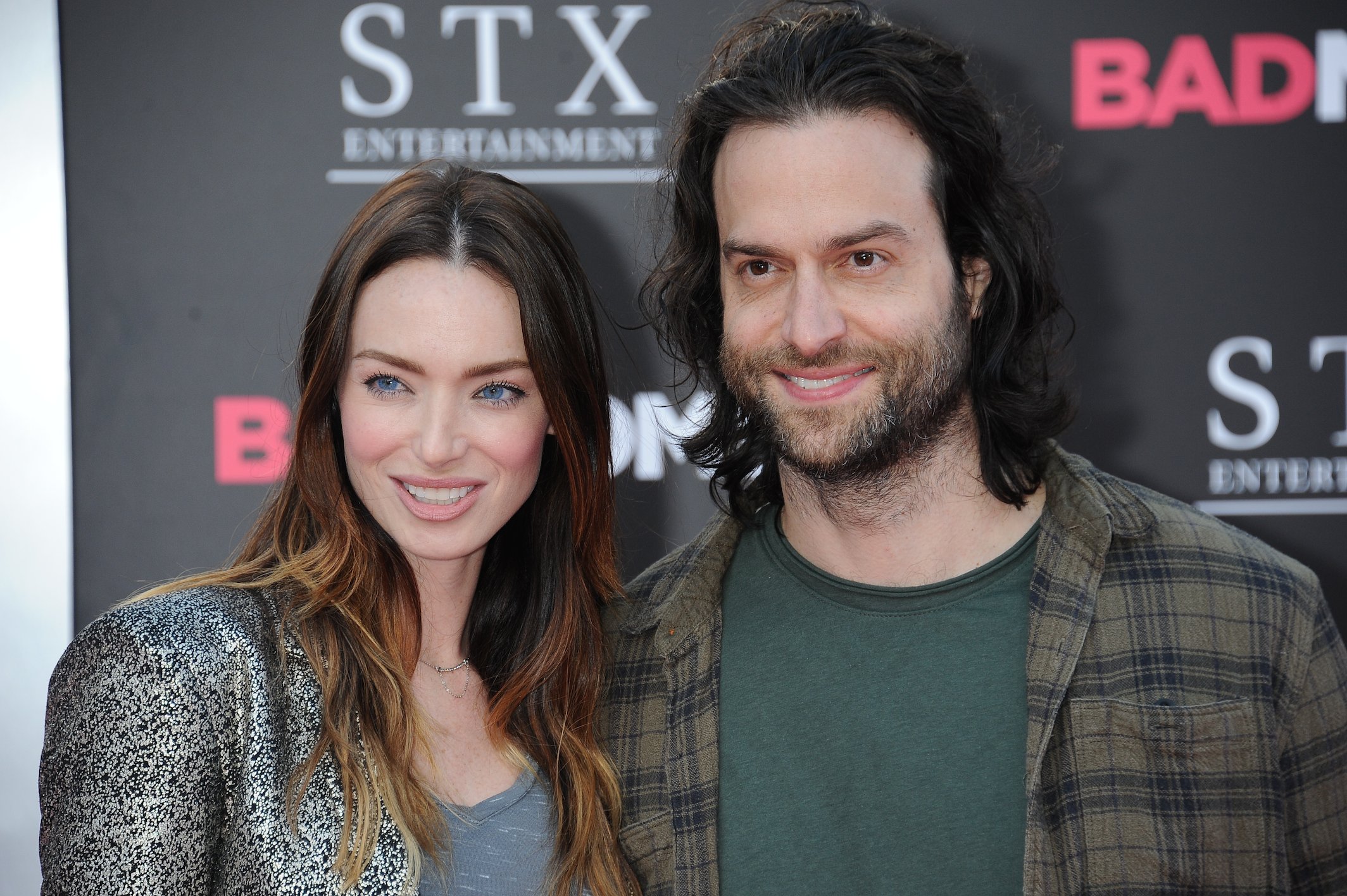 Emily Montague, Chris D'Elia's wife, smiling with Chris D'Elia