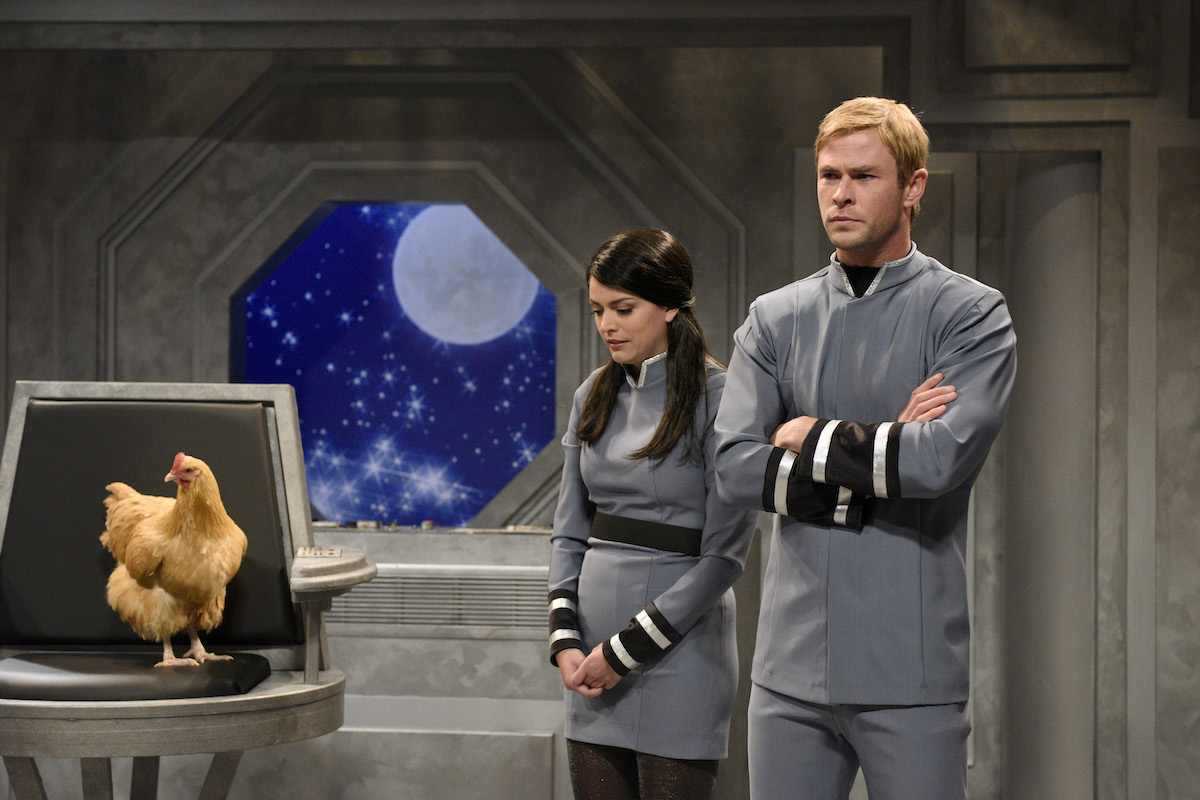 Marvel star Chris Hemsworth on the March 7, 2015 episode of 'Saturday Night Live'