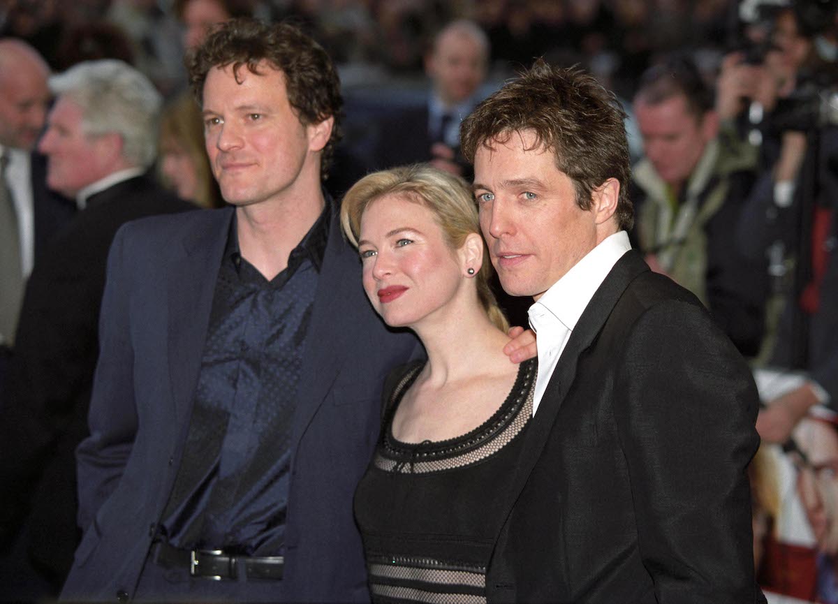 Colin Firth, Rene Zellweger and Hugh Grant at the 'Bridget Jones's Diary' premiere