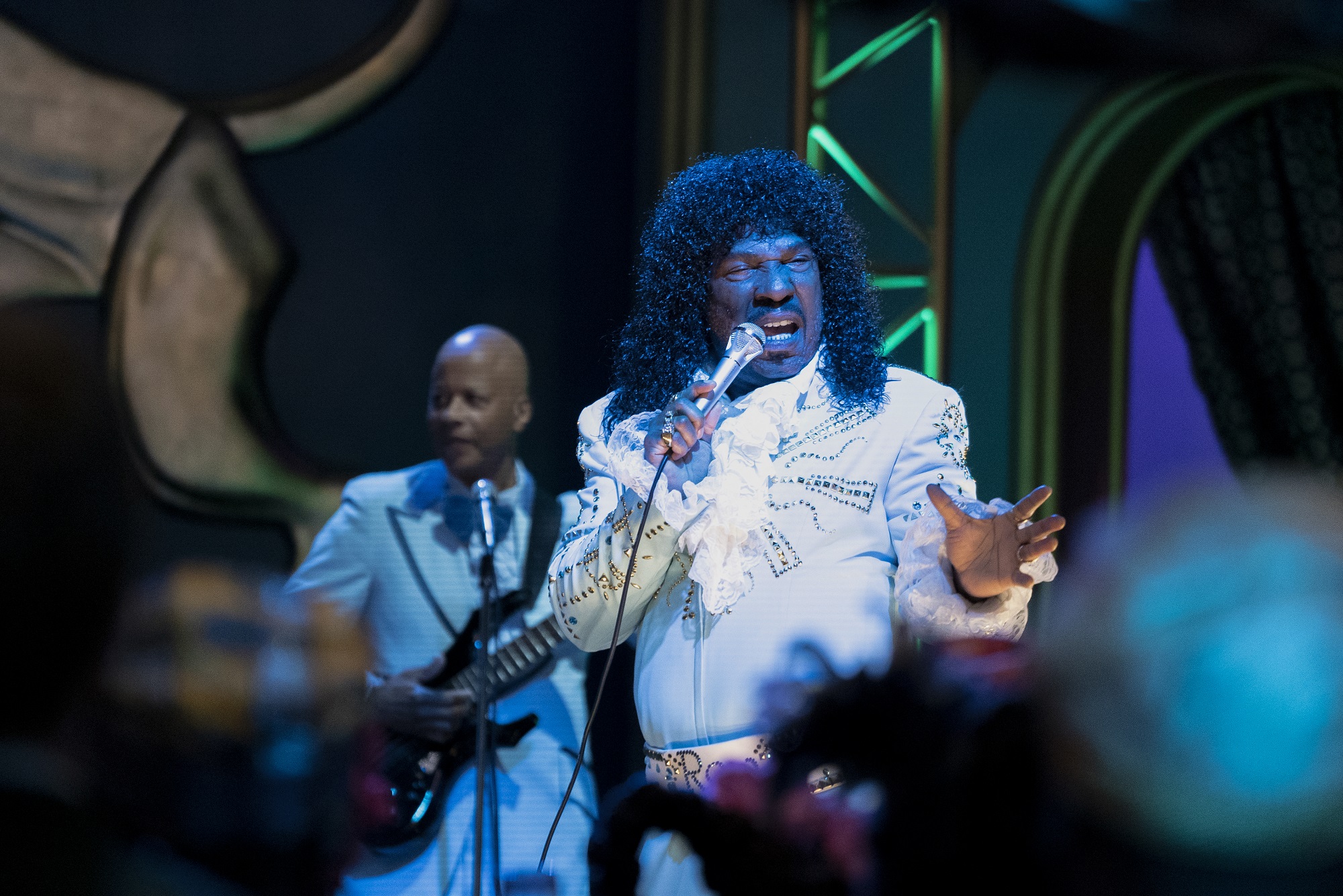 Eddie Murphy as Randy Watson in Coming 2 America