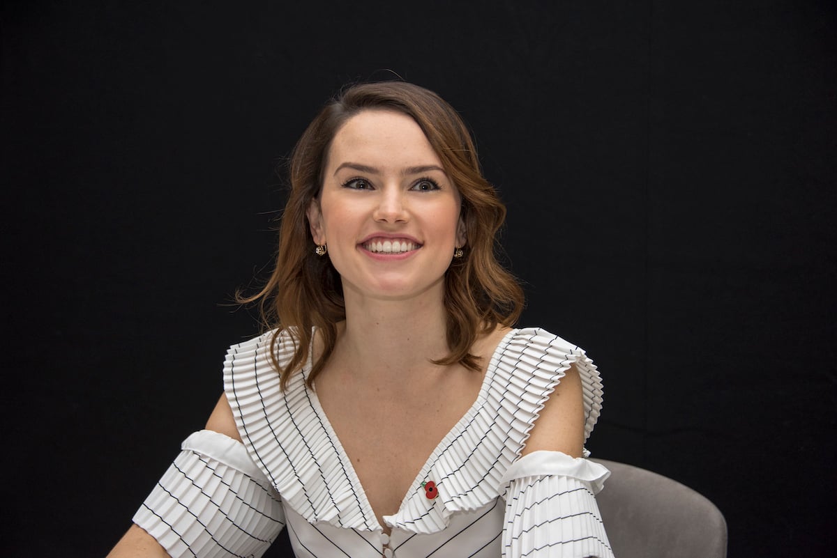 Daisy Ridley at the 'Murder on the Orient Express' press conference