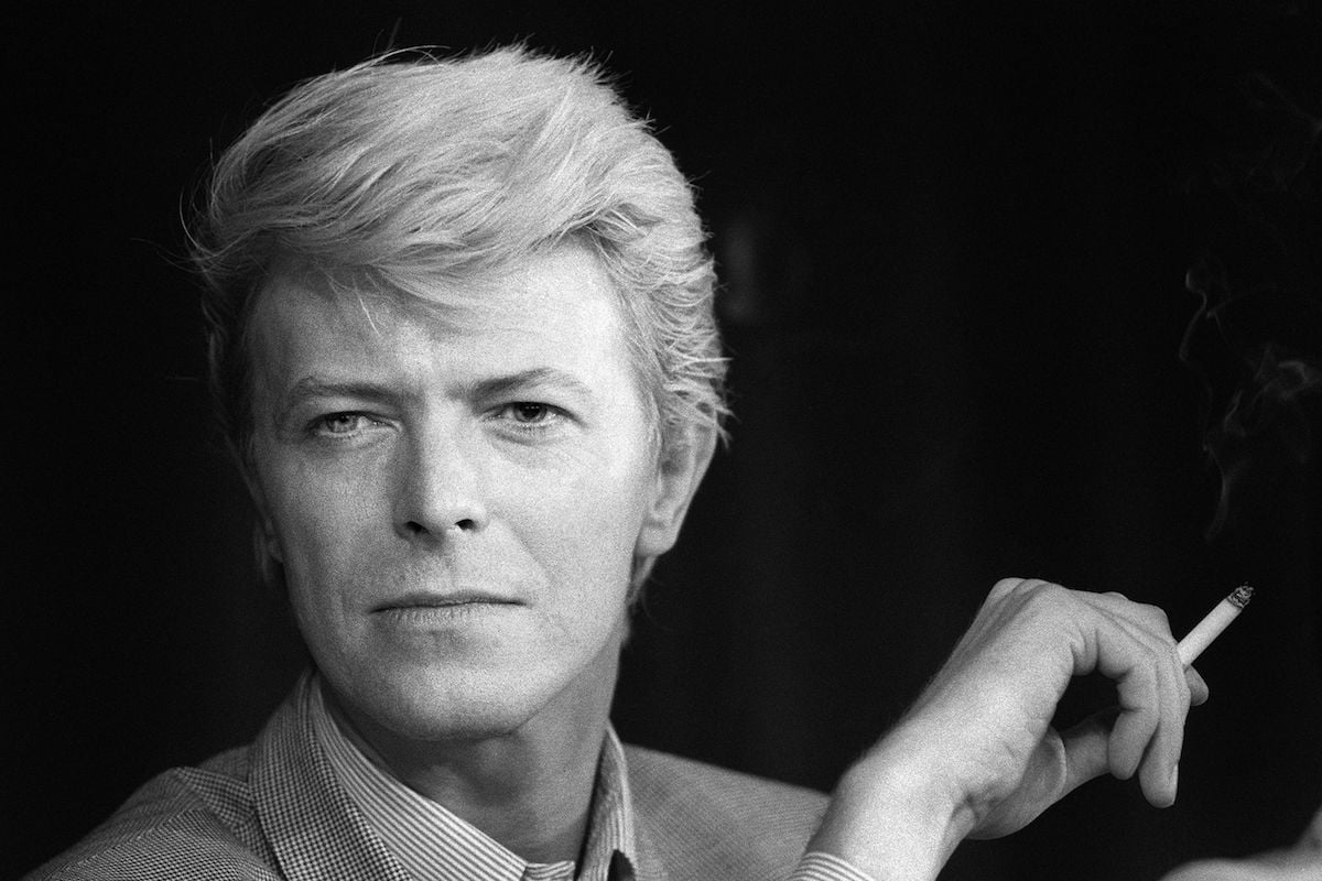 A portrait taken on May 13, 1983 shows British singer David Bowie during a press conference at the 36th Cannes Film Festival.