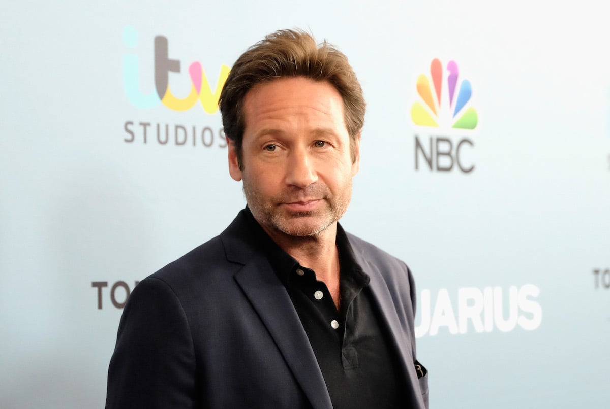 Actor David Duchovny arrives at the Premiere of NBC's "Aquarius" Season 2 at The Paley Center for Media on June 16, 2016 in Beverly Hills, California.