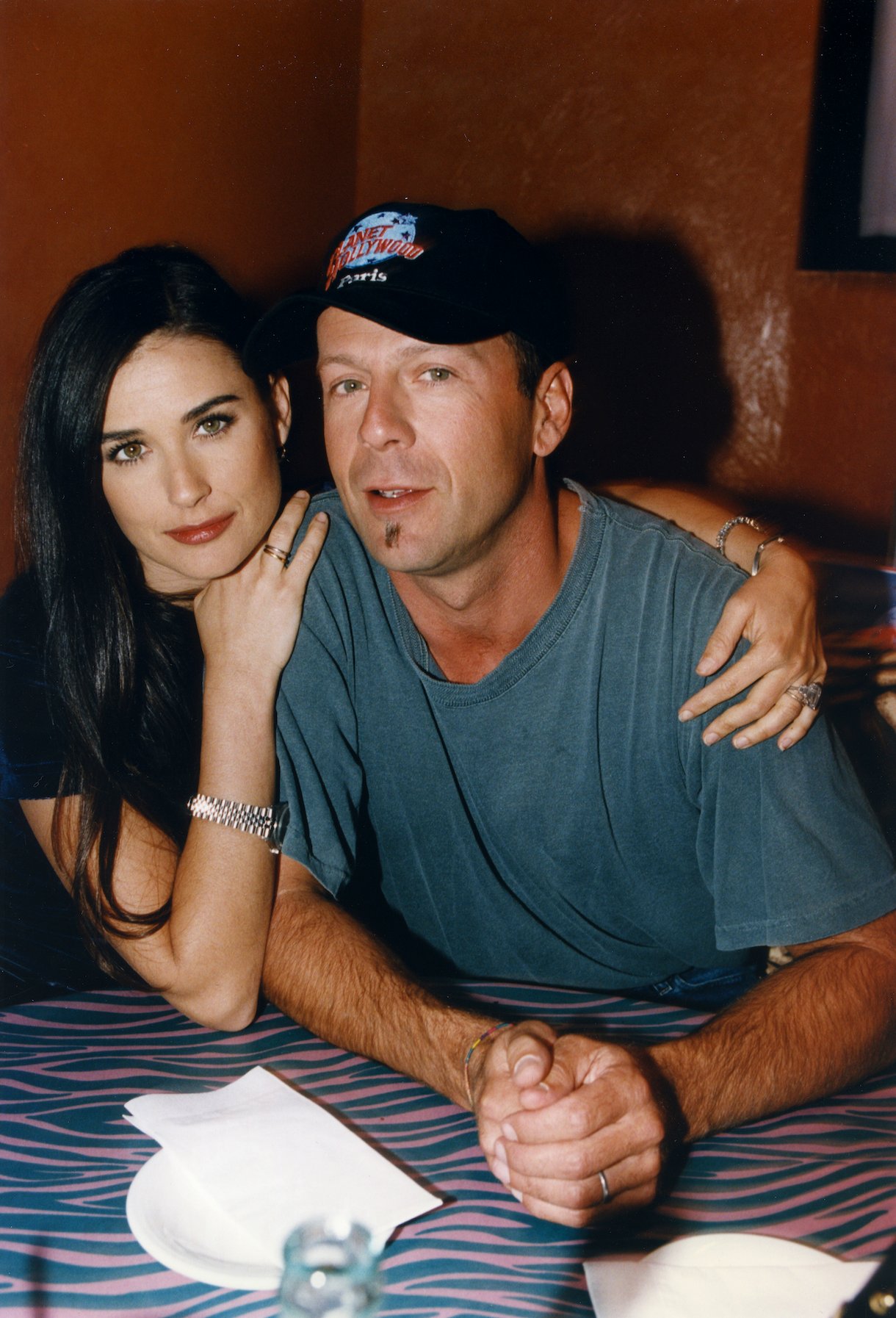 Demi Moore and Bruce Willis in 1995