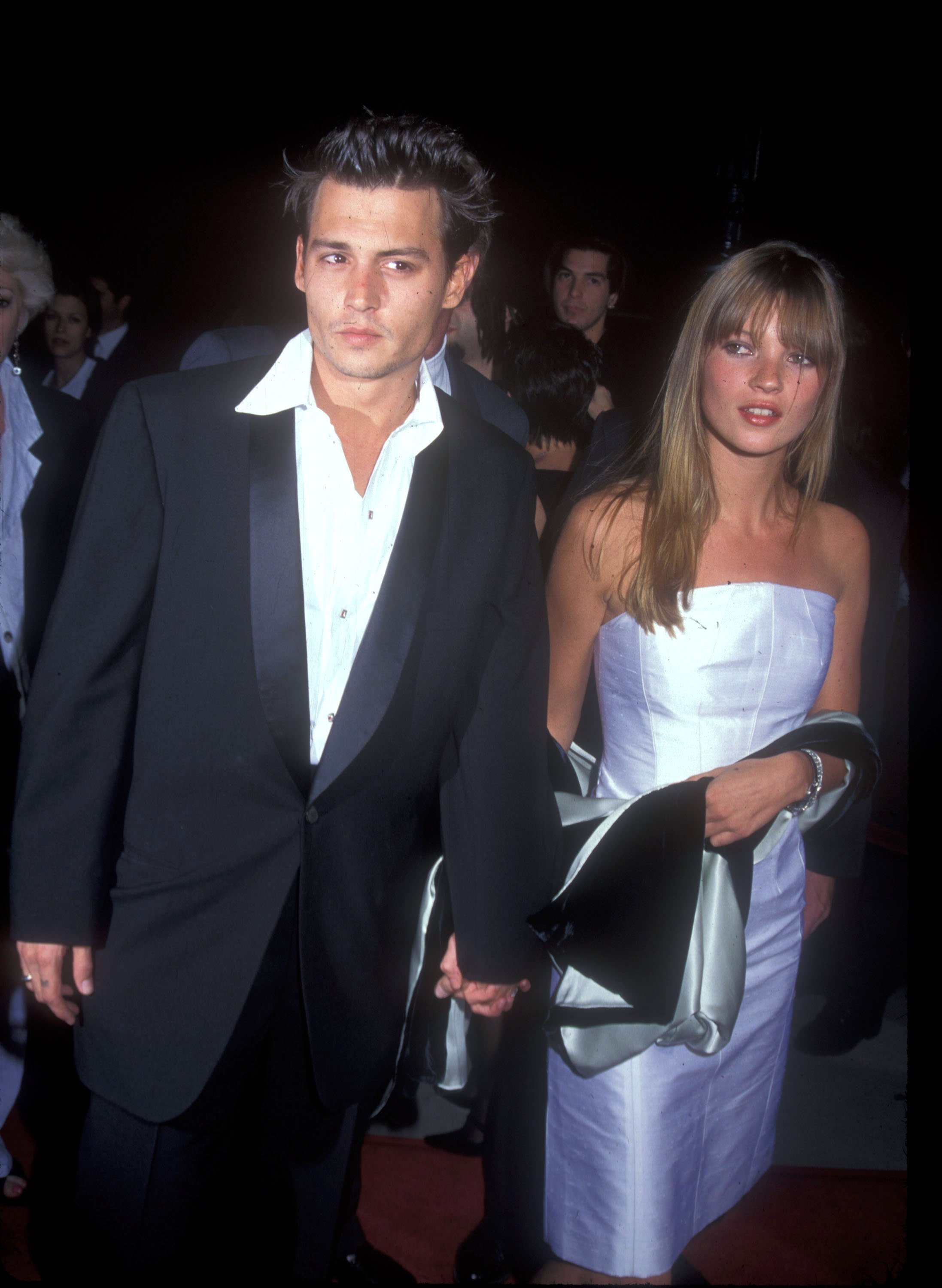Johnny Depp & Kate Moss in 1995