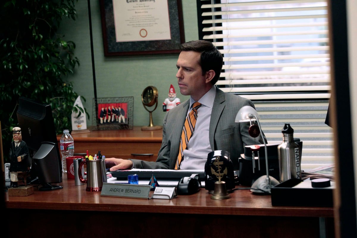 Ed Helms as Andy Bernard on 'The Office'
