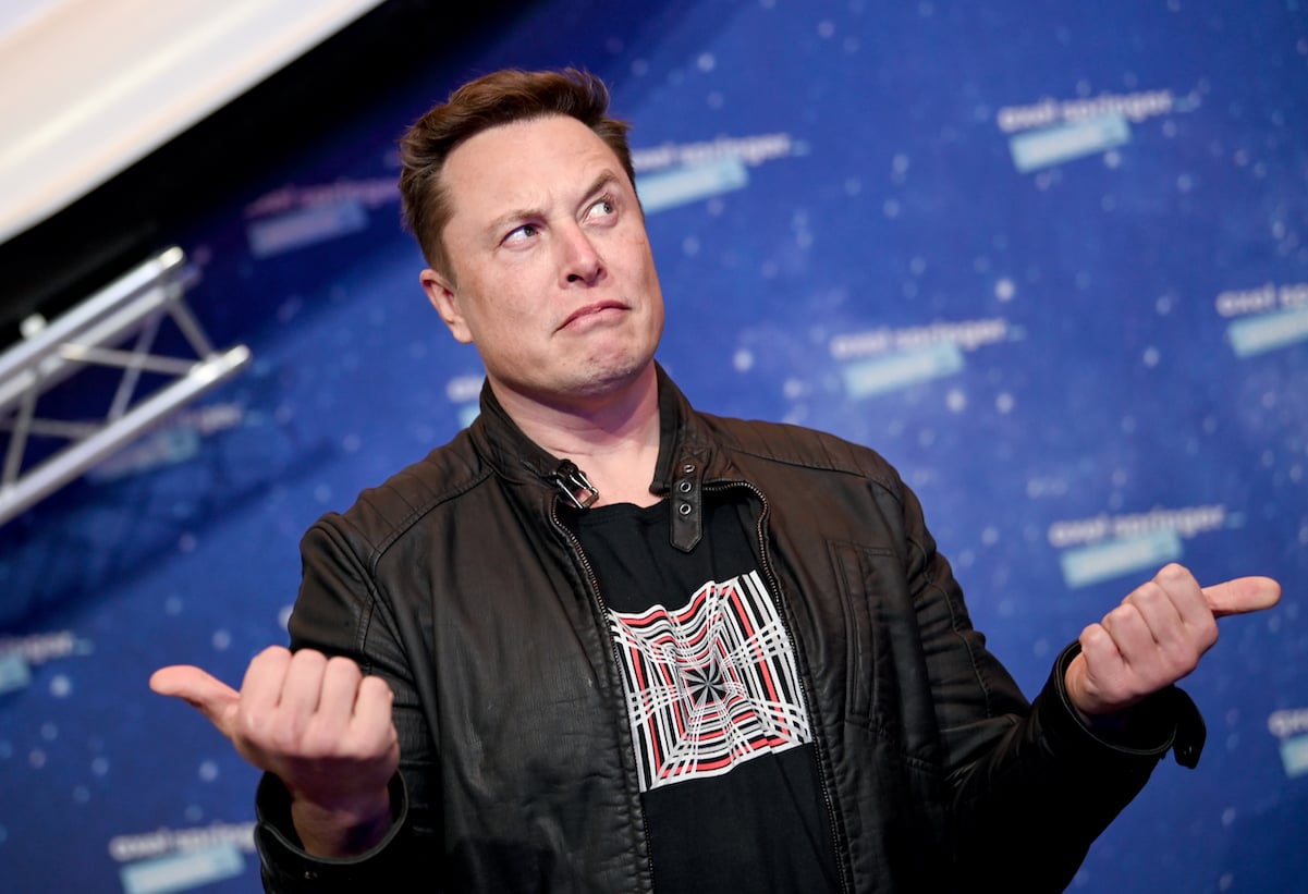 Elon Musk at the Axel Springer Award 2020 in Berlin, Germany