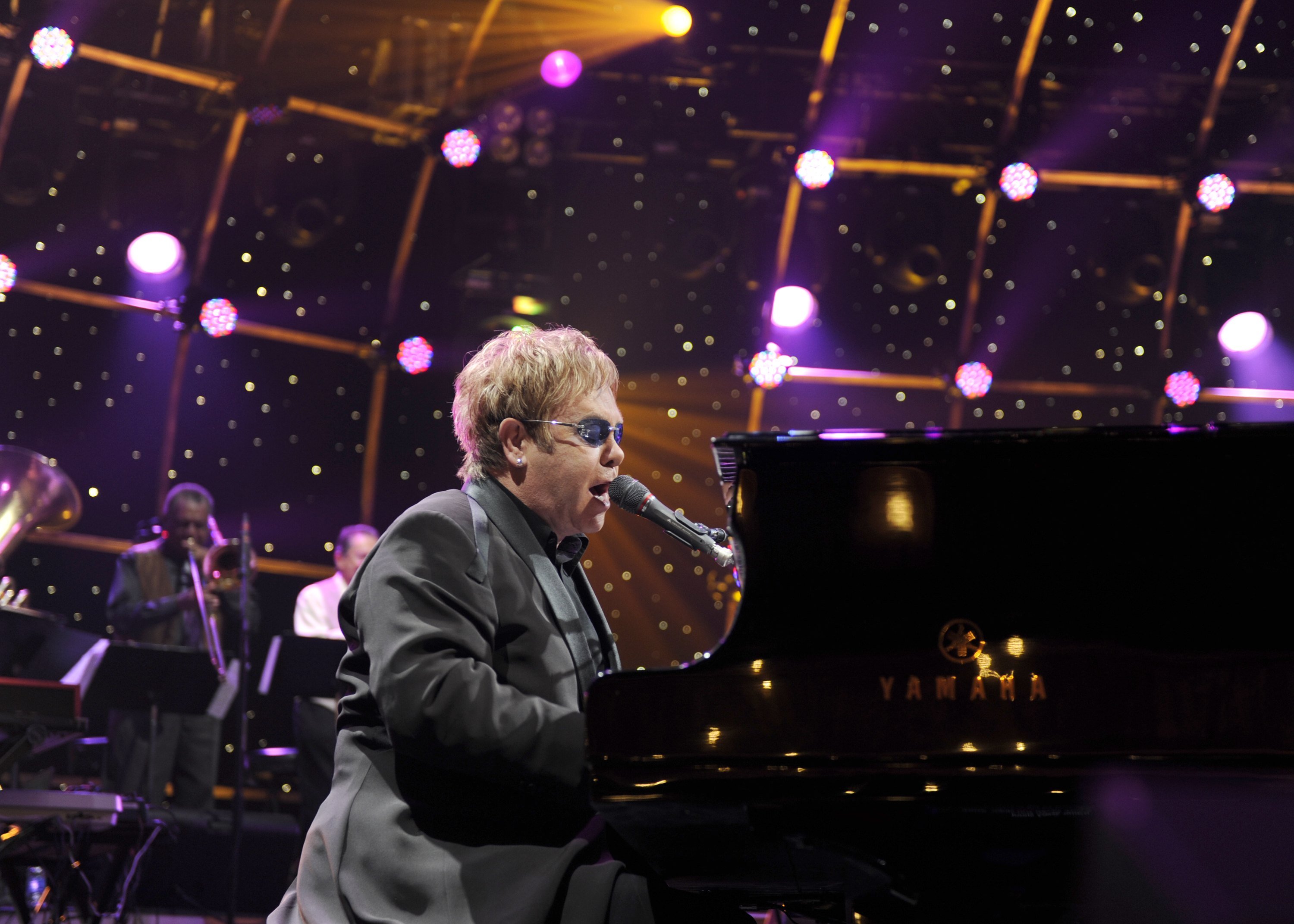 Elton John and Leon Russell on ABC's 'Good Morning America'