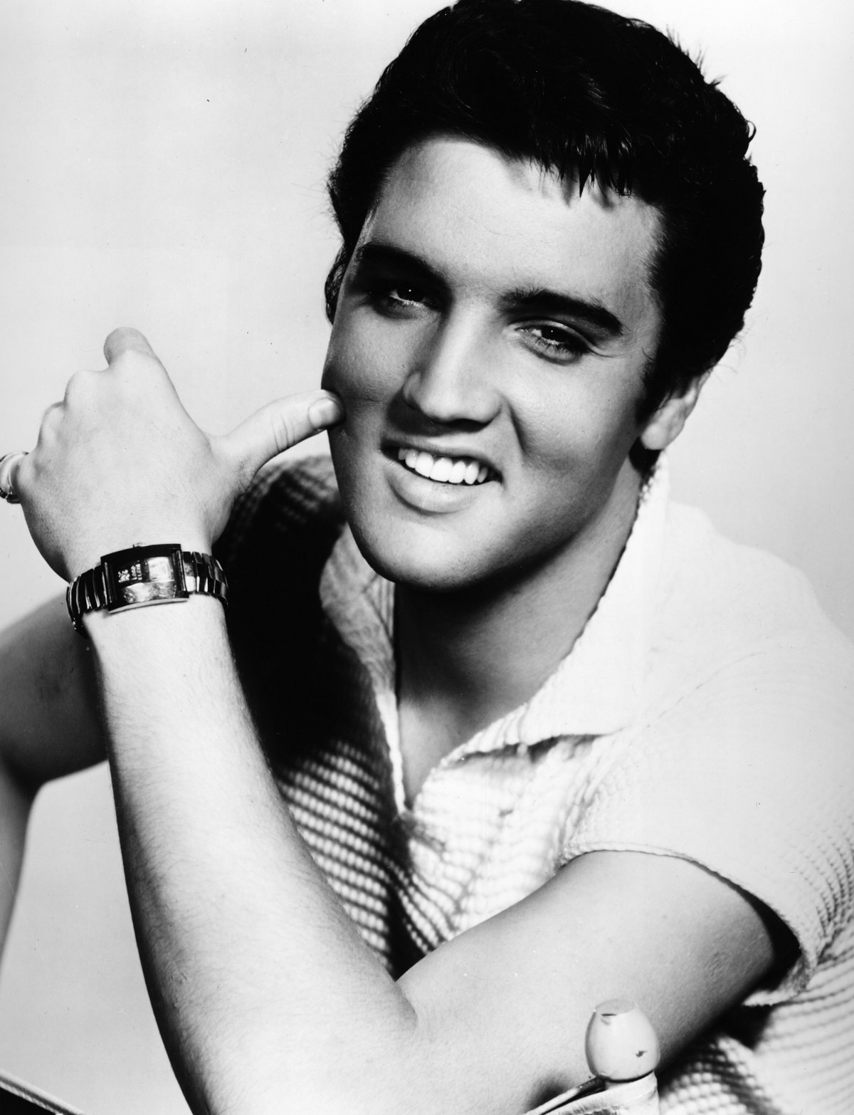 Portrait of Elvis Presley in the 1950s