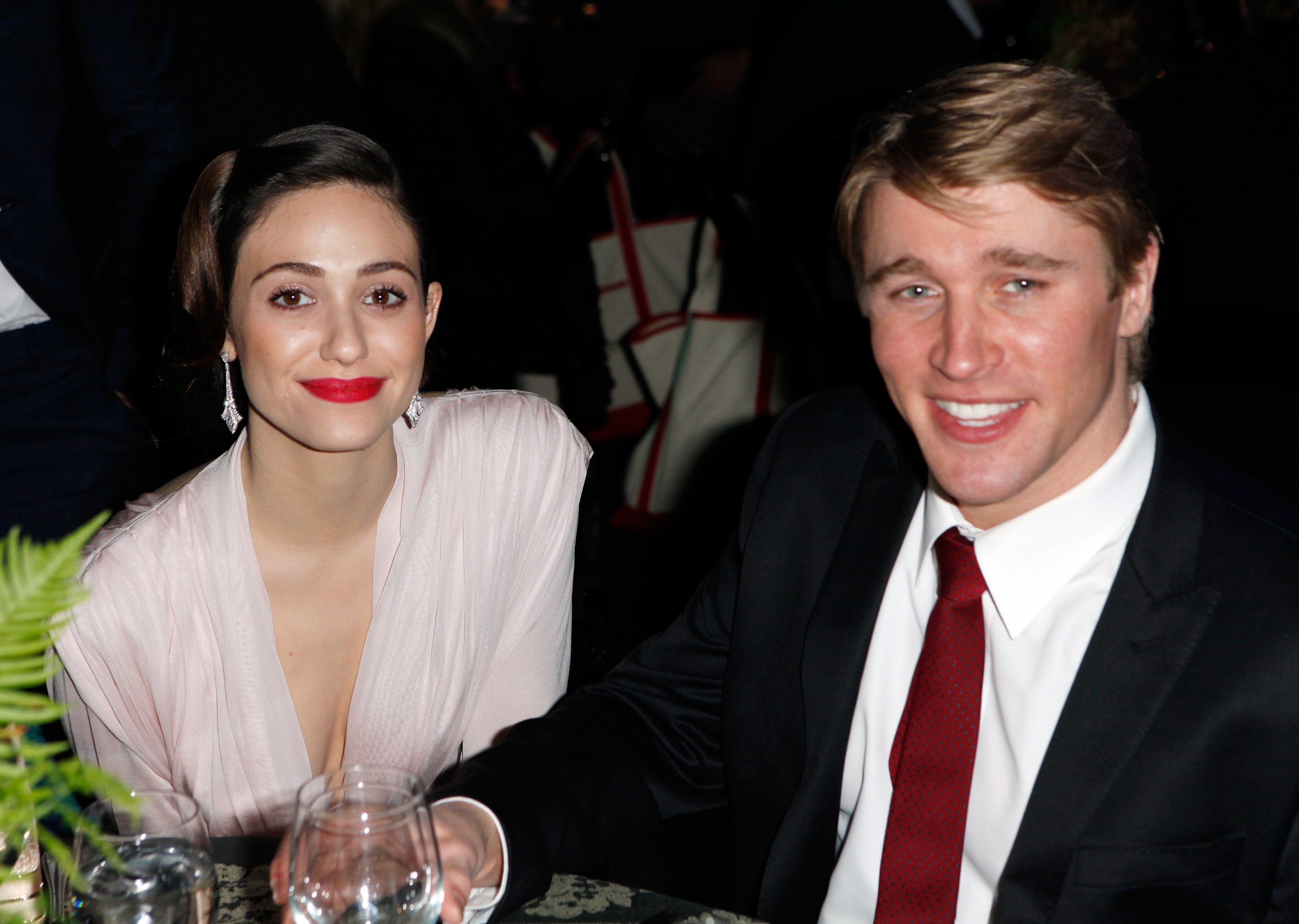 Emmy Rossum and Tyler Jacob Moore attend Global Green USA.